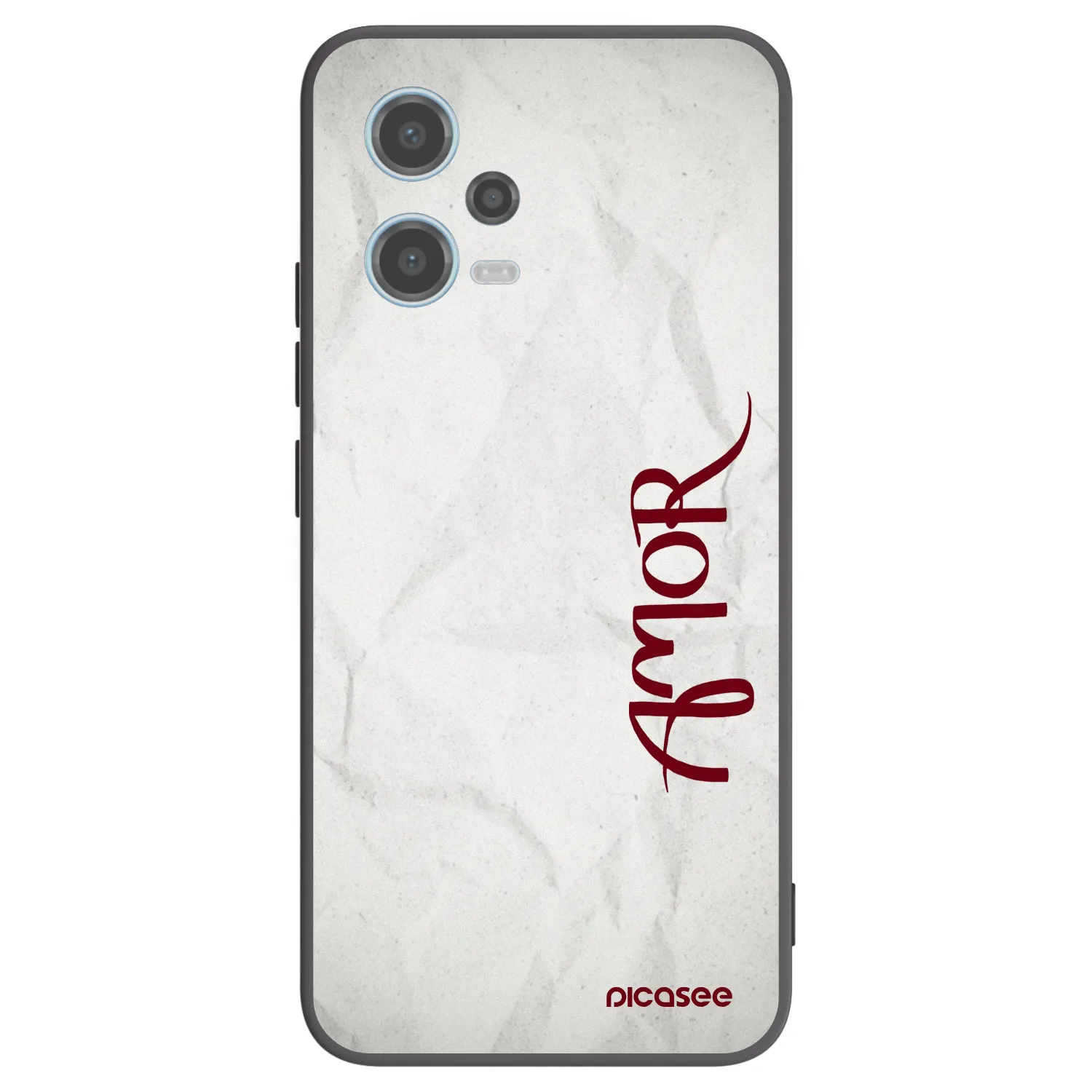 Picasee silikonový černý obal pro Xiaomi Redmi Note 12 5G - Amor