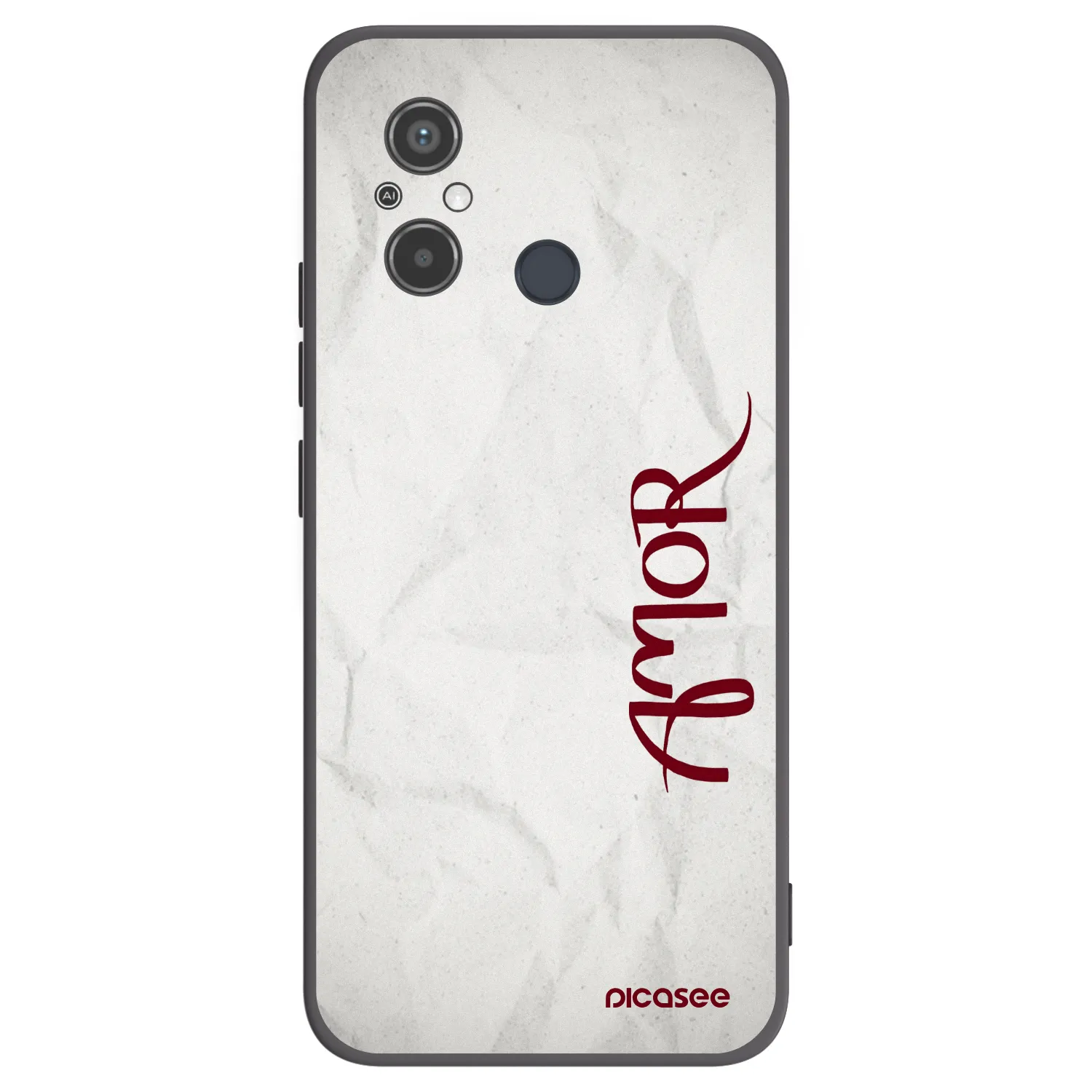 Picasee silikonový černý obal pro Xiaomi Redmi 12C - Amor