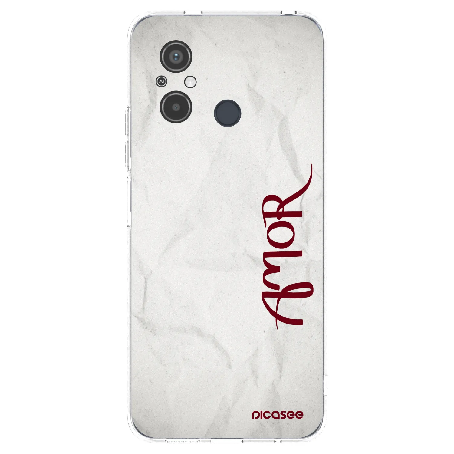 Picasee silikonový průhledný obal pro Xiaomi Redmi 12C - Amor