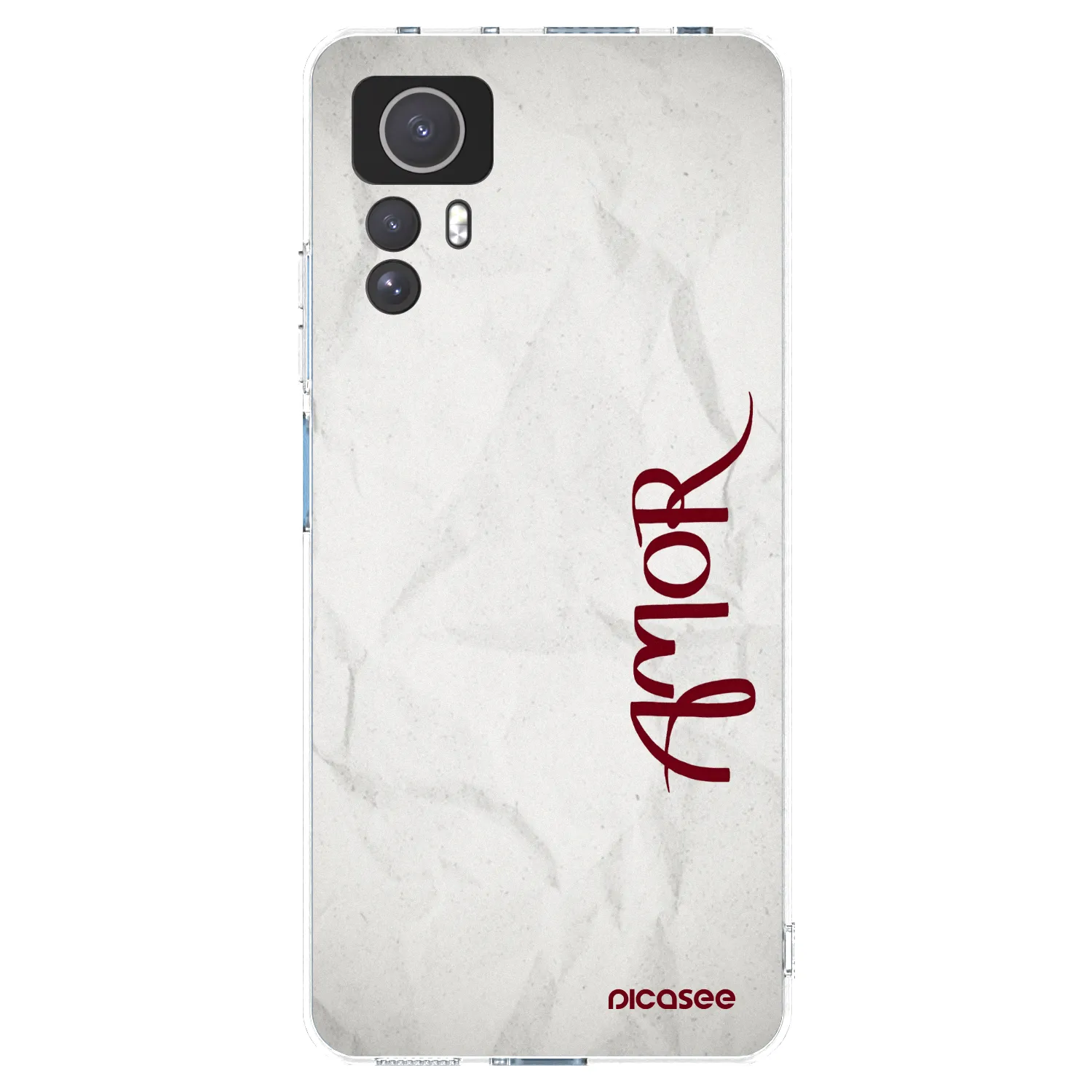 Picasee silikonový průhledný obal pro Xiaomi Redmi Note 12S - Amor