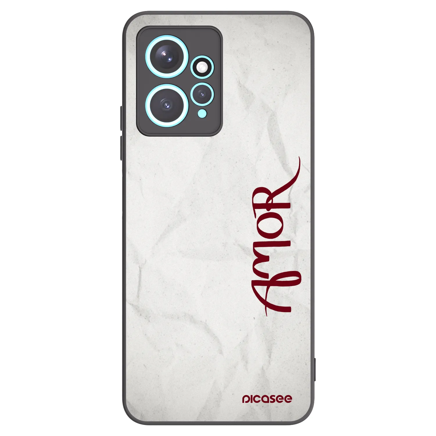 Picasee silikonový černý obal pro Xiaomi Redmi Note 12 4G - Amor