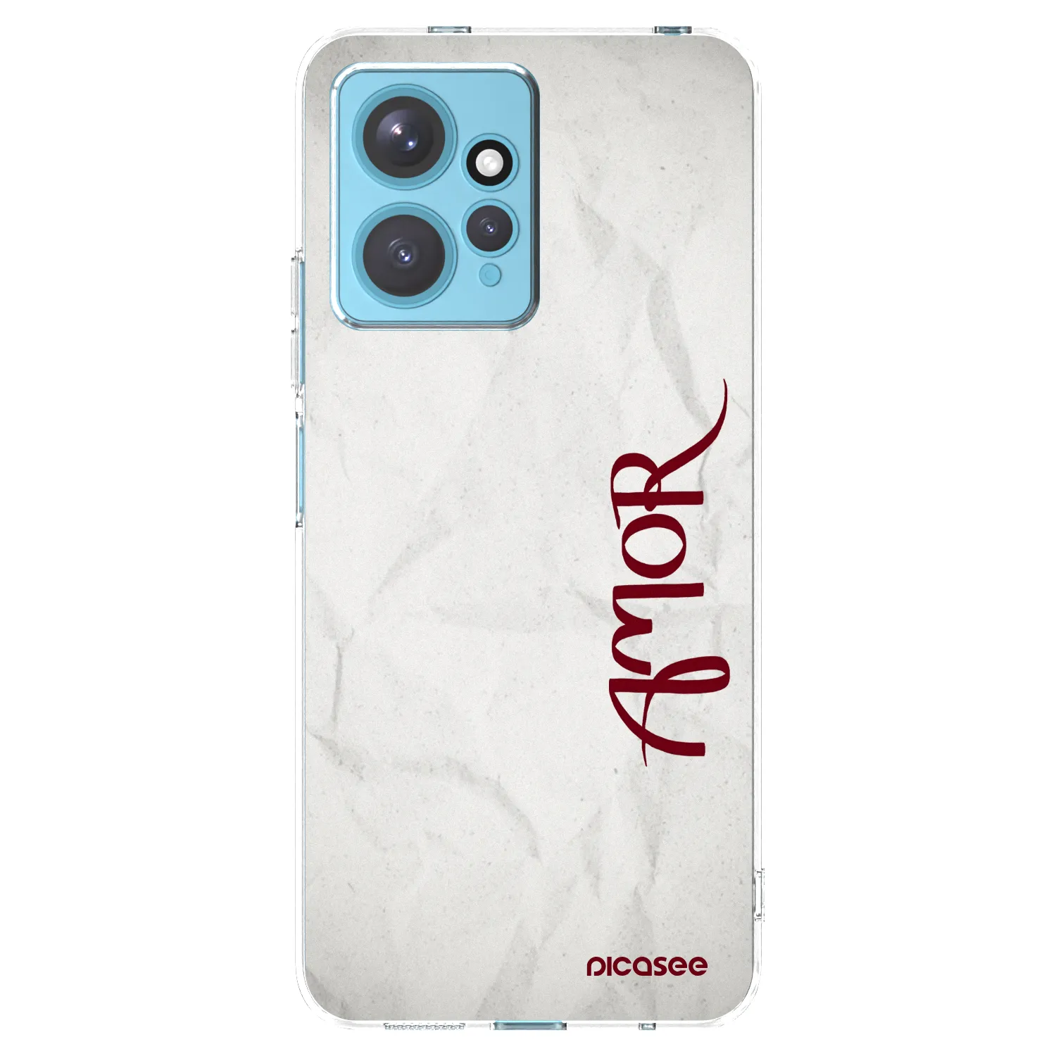 Picasee silikonový průhledný obal pro Xiaomi Redmi Note 12 4G - Amor
