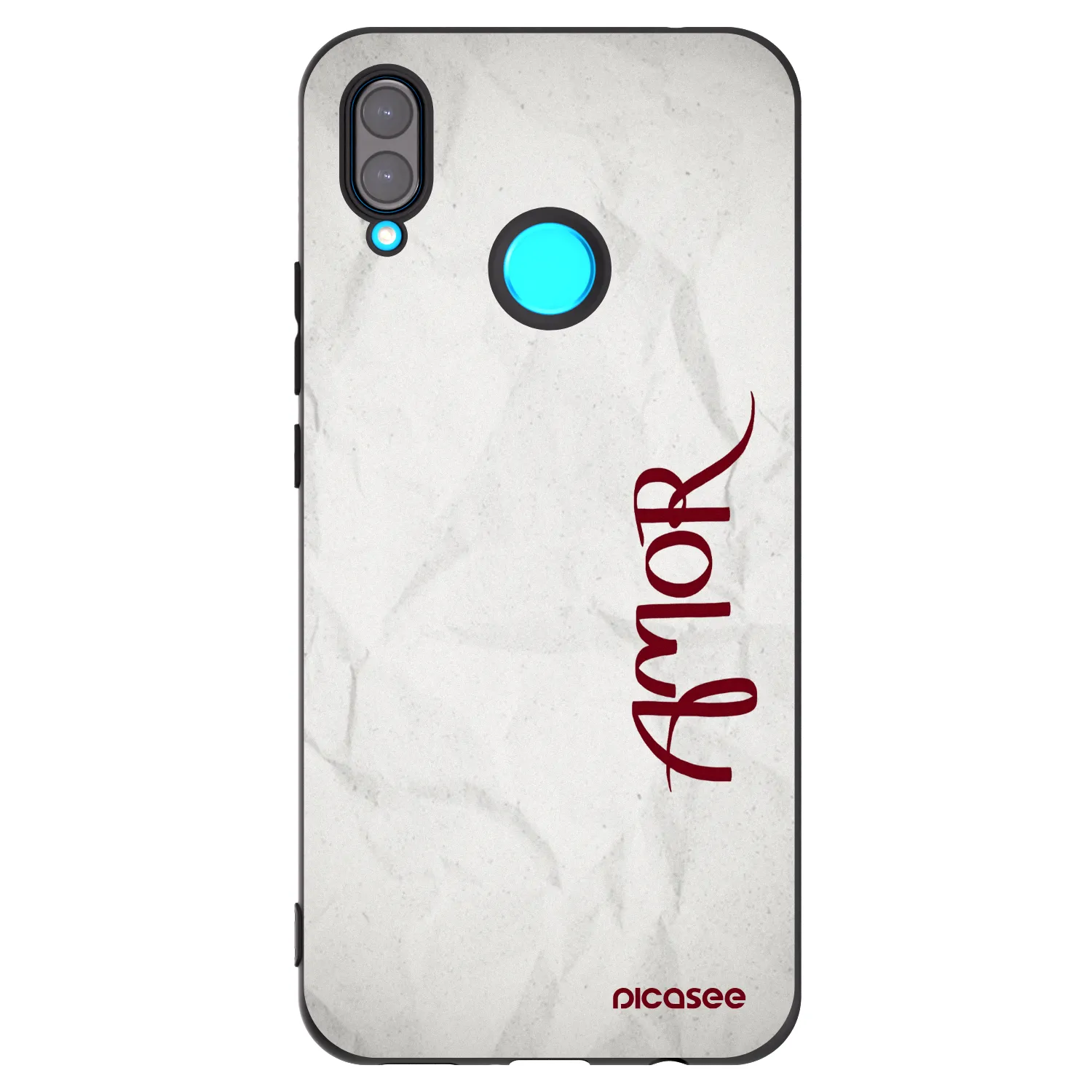 Picasee silikonový černý obal pro Huawei Nova 3i - Amor
