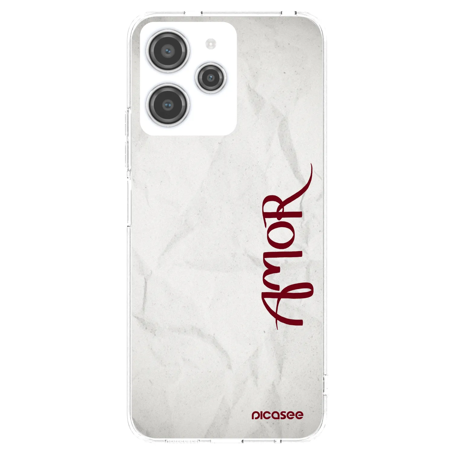Picasee silikonový průhledný obal pro Xiaomi Redmi 12 4G - Amor