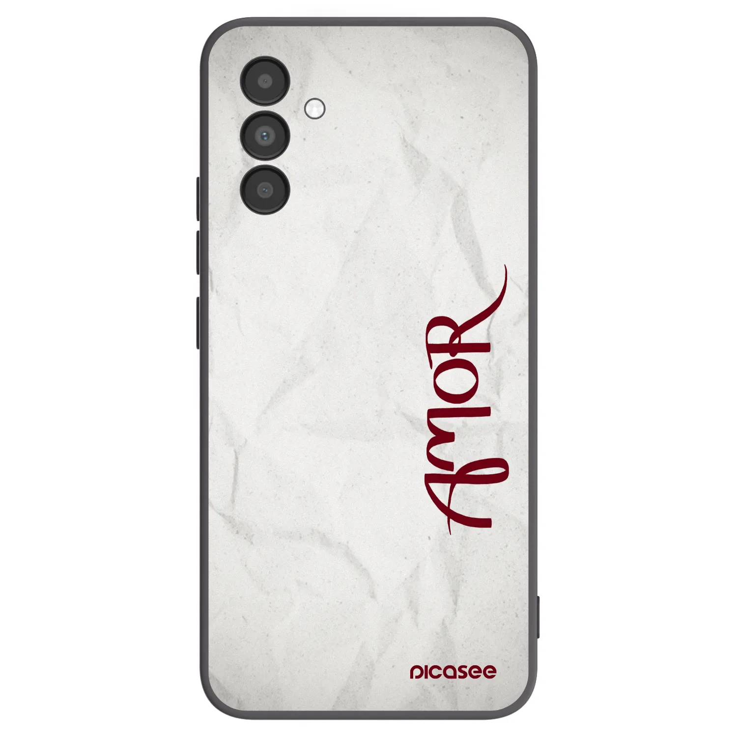 Picasee silikonový černý obal pro Samsung Galaxy A04s A047F - Amor