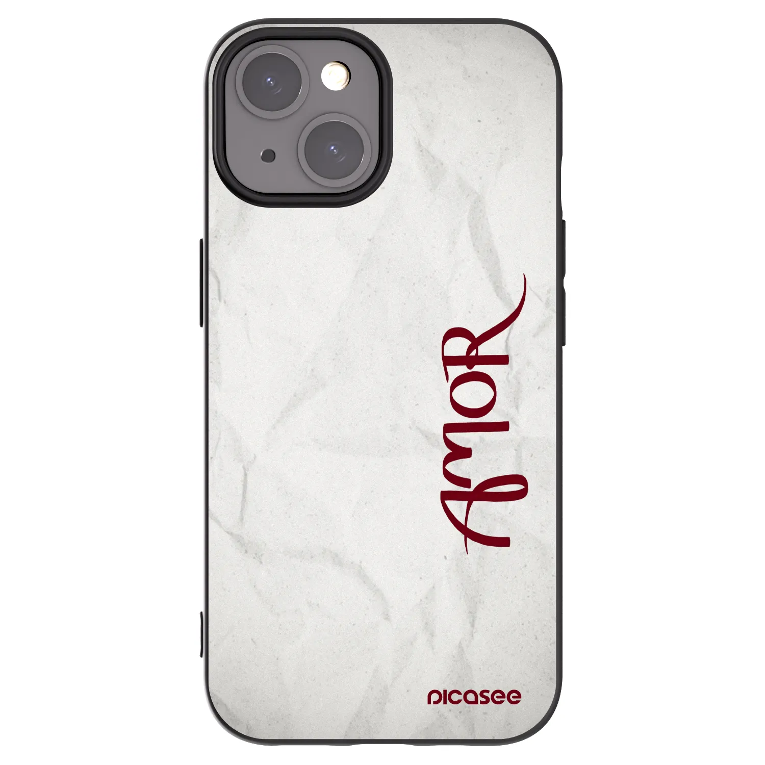Picasee silikonový černý obal pro Apple iPhone 15 - Amor