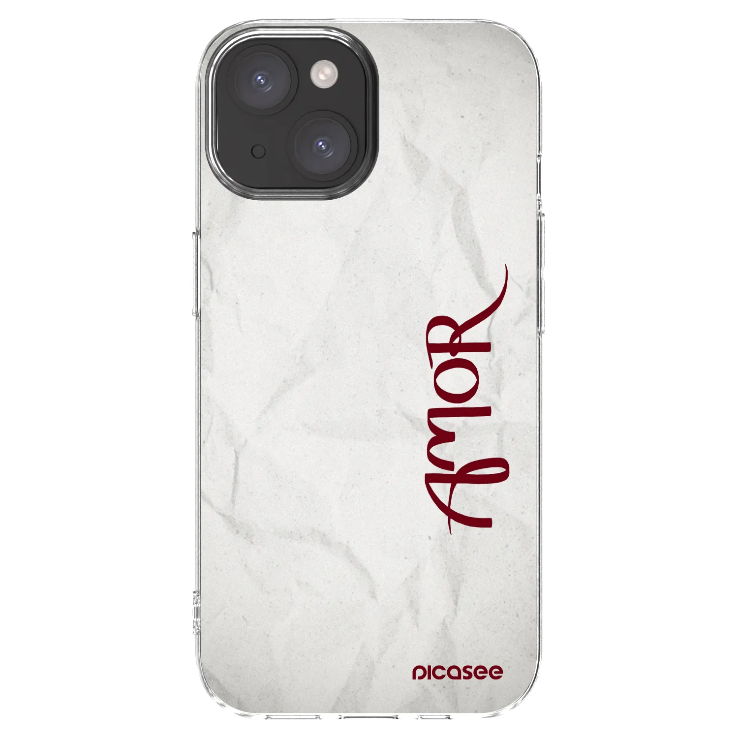 Picasee silikonový průhledný obal pro Apple iPhone 15 - Amor