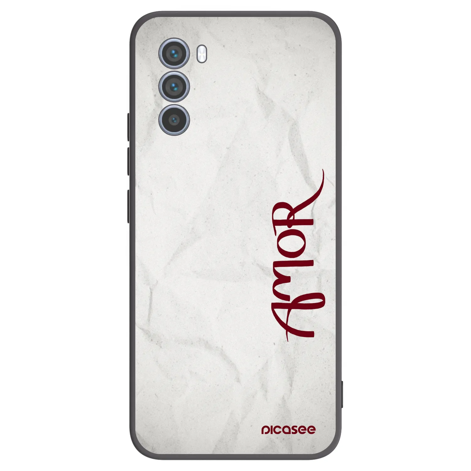 Picasee silikonový černý obal pro Motorola Moto G62 - Amor