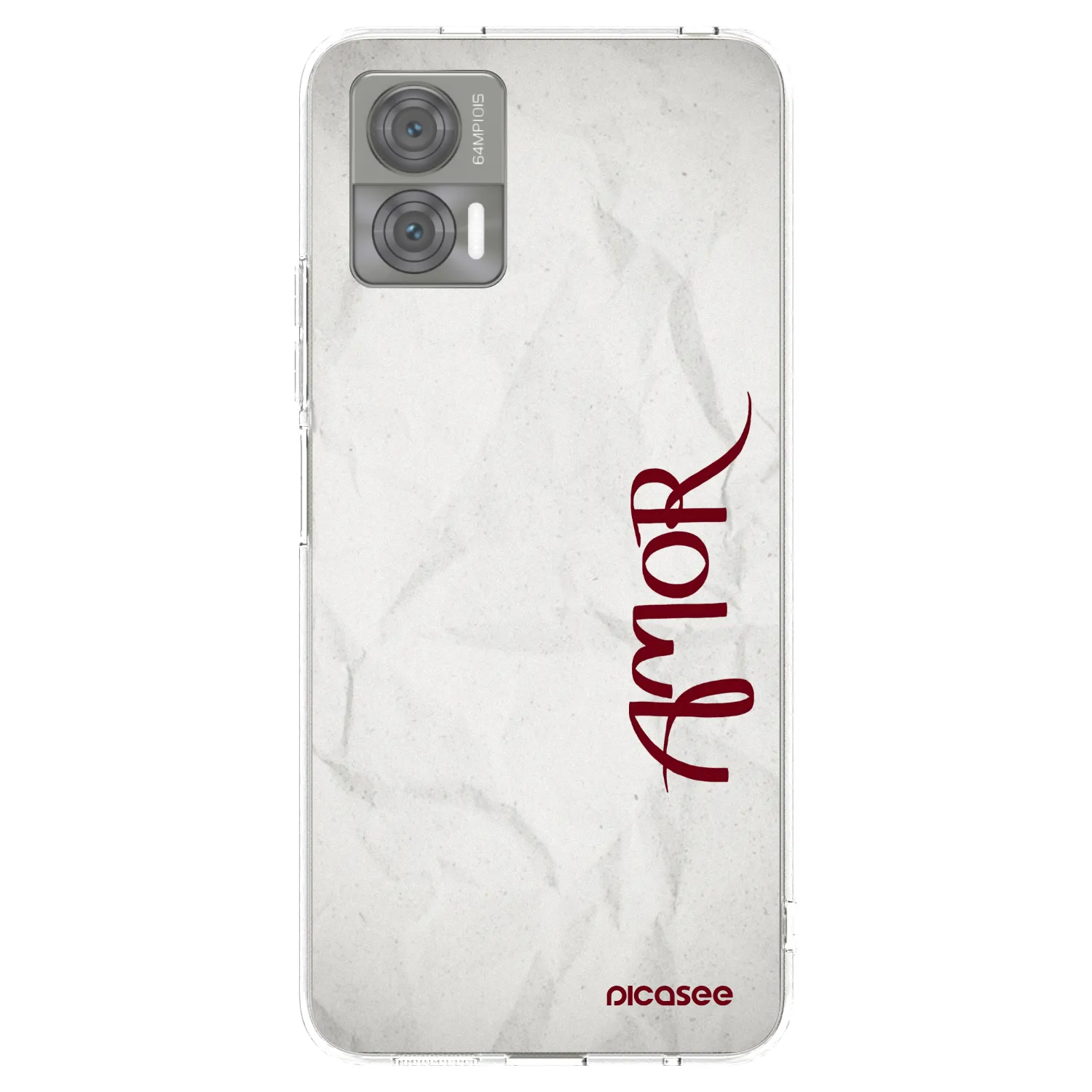 Picasee silikonový průhledný obal pro Motorola Edge 30 Neo - Amor