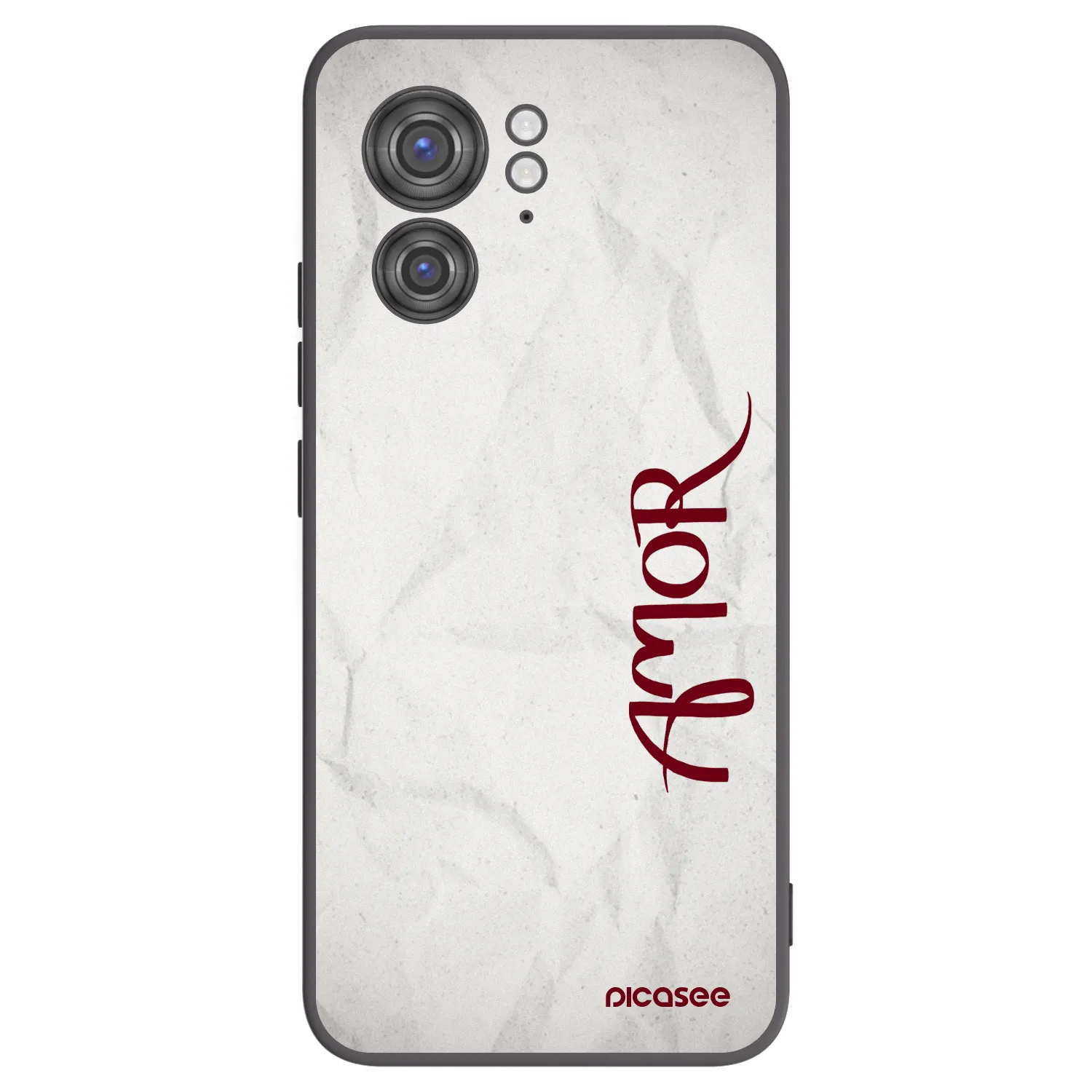 Picasee silikonový černý obal pro Motorola Edge 40 - Amor