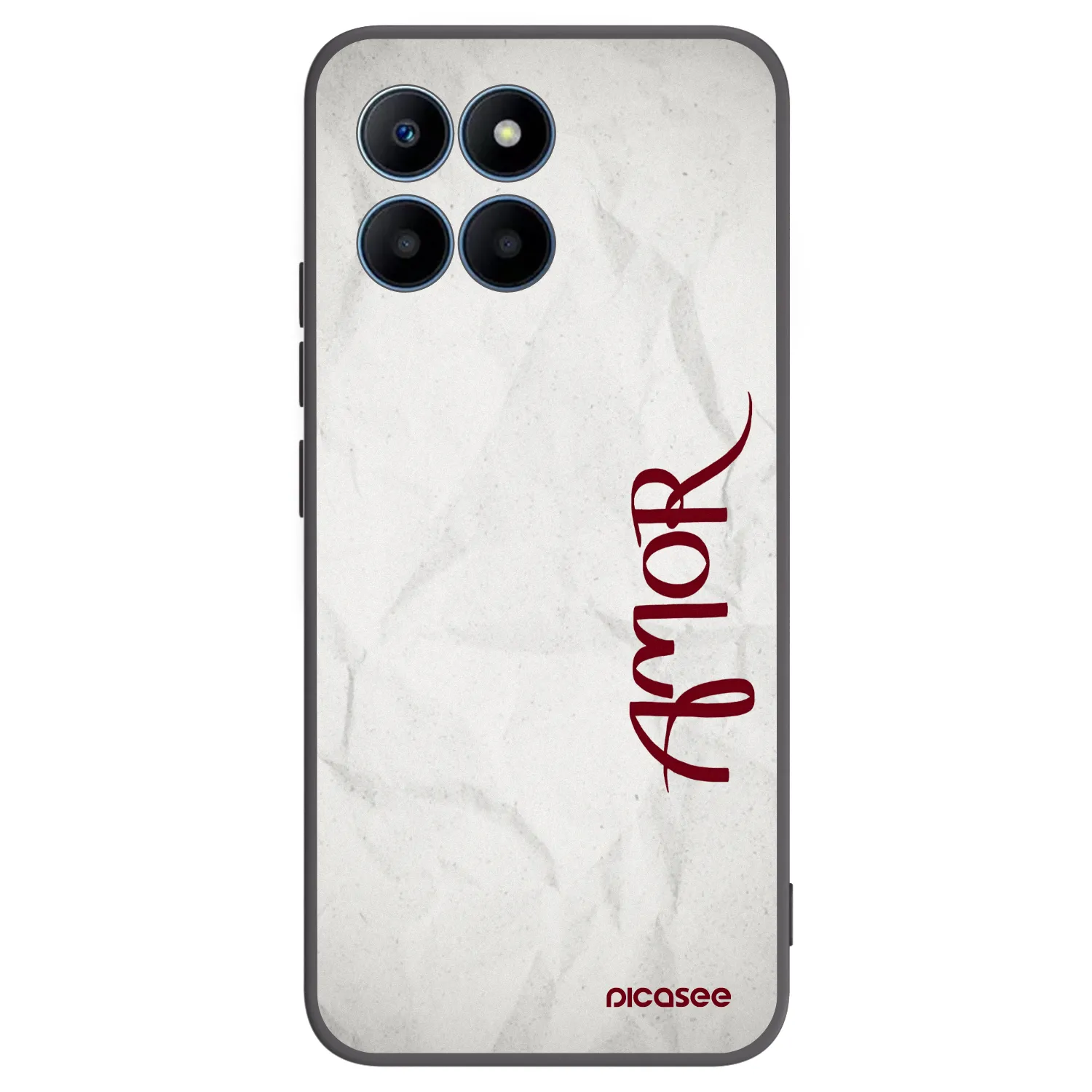 Picasee silikonový černý obal pro Honor 70 Lite - Amor