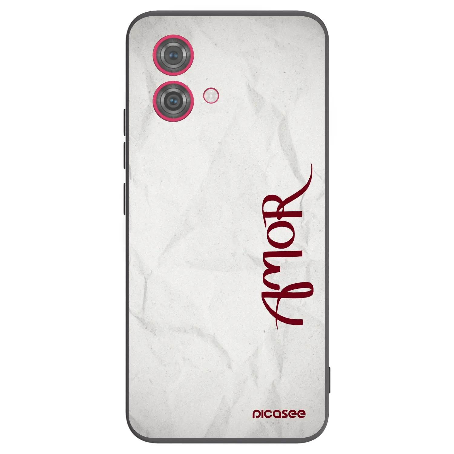 Picasee silikonový černý obal pro Motorola Moto G84 5G - Amor