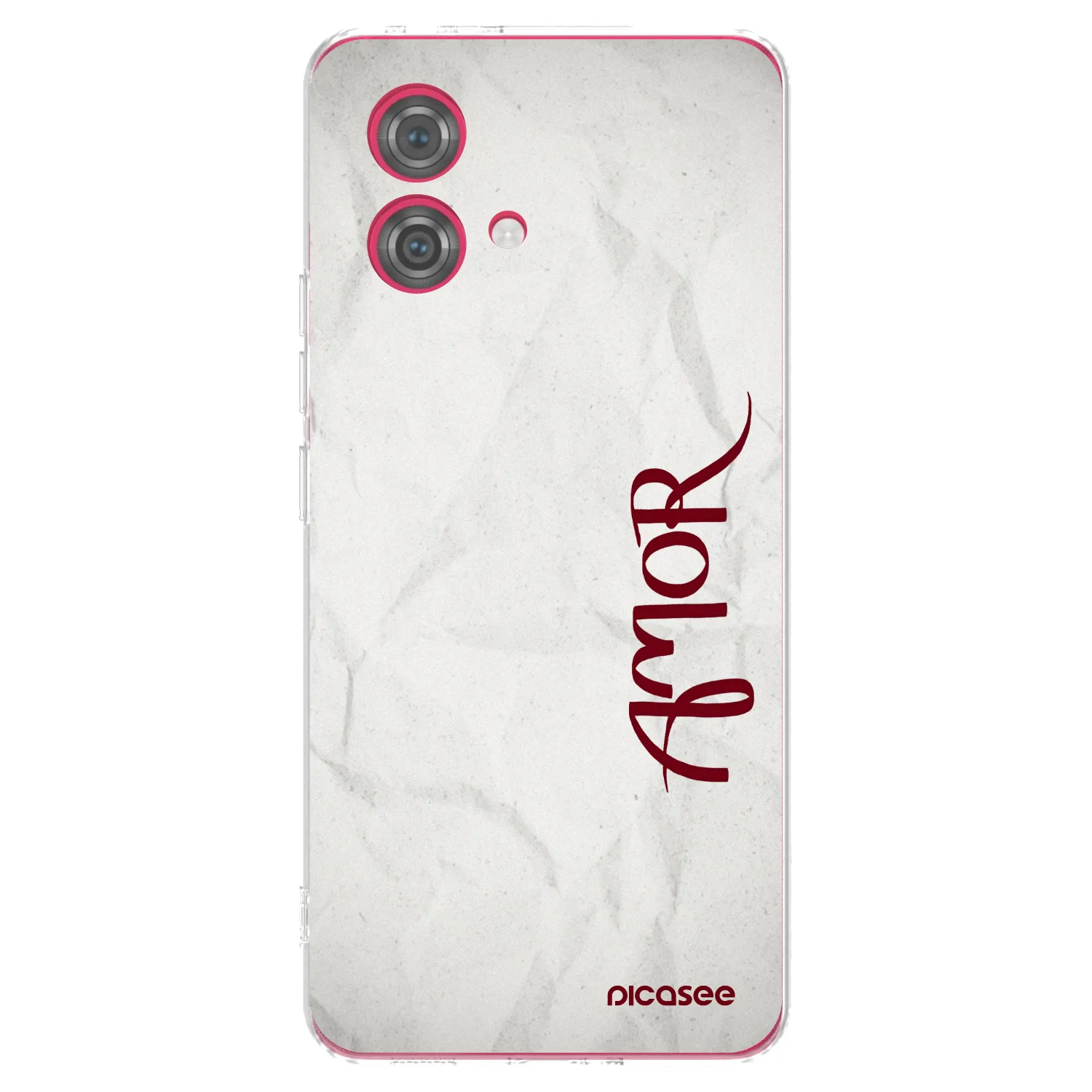 Picasee silikonový průhledný obal pro Motorola Moto G84 5G - Amor