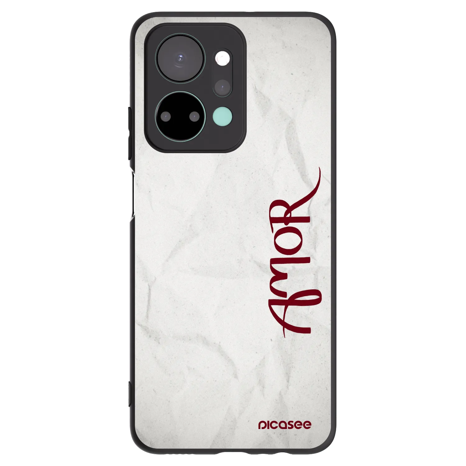 Picasee silikonový černý obal pro Honor X7a - Amor