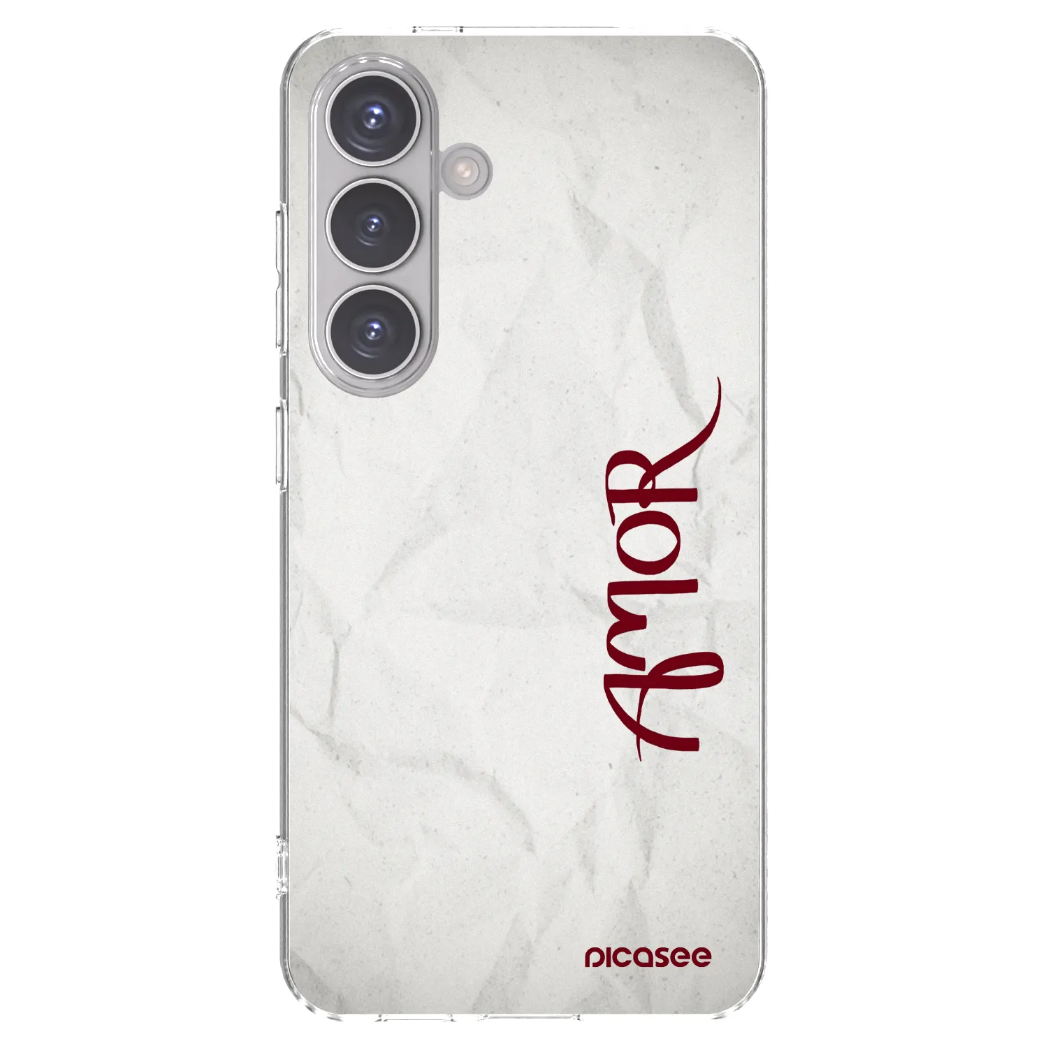 Picasee silikonový průhledný obal pro Samsung Galaxy S24 S921B 5G - Amor