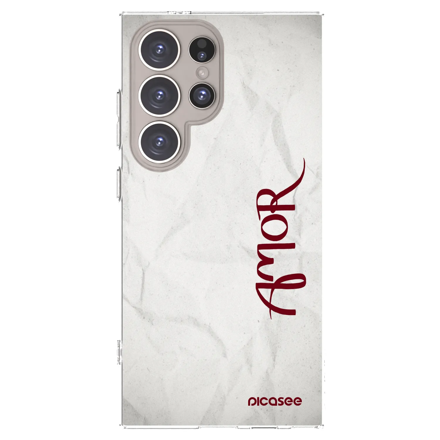 Picasee silikonový průhledný obal pro Samsung Galaxy S24 Ultra S928B 5G - Amor