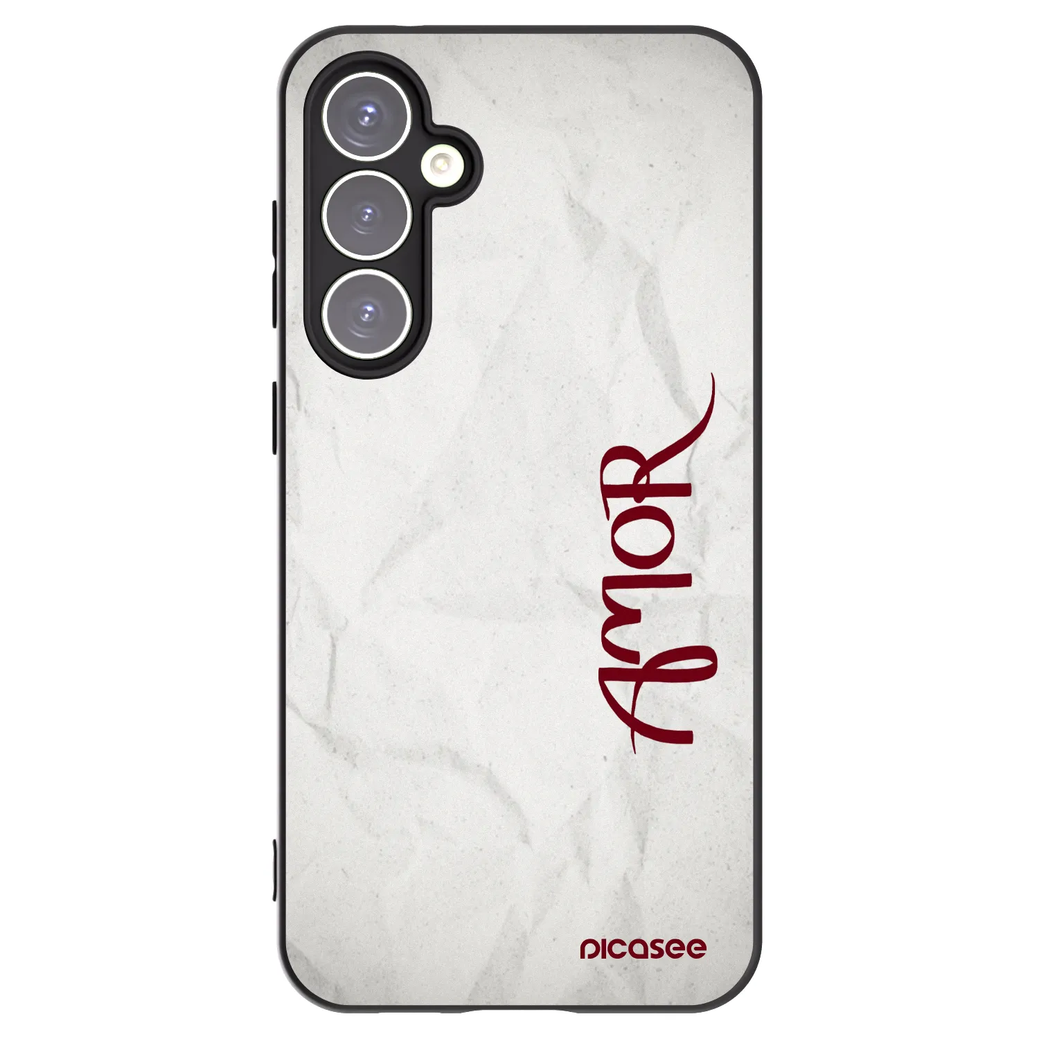 Picasee silikonový černý obal pro Samsung Galaxy S23 FE S711B - Amor