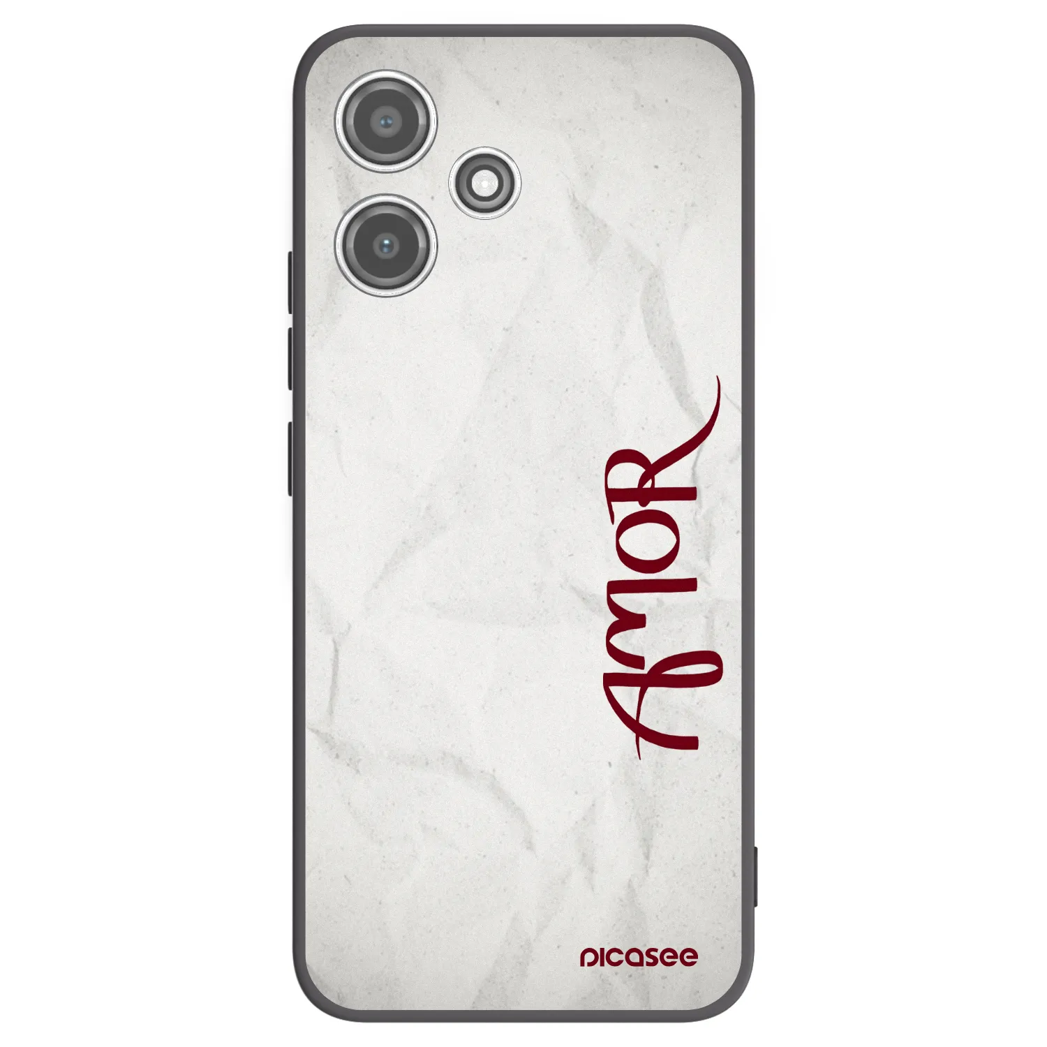 Picasee silikonový černý obal pro Xiaomi Redmi 12 5G - Amor