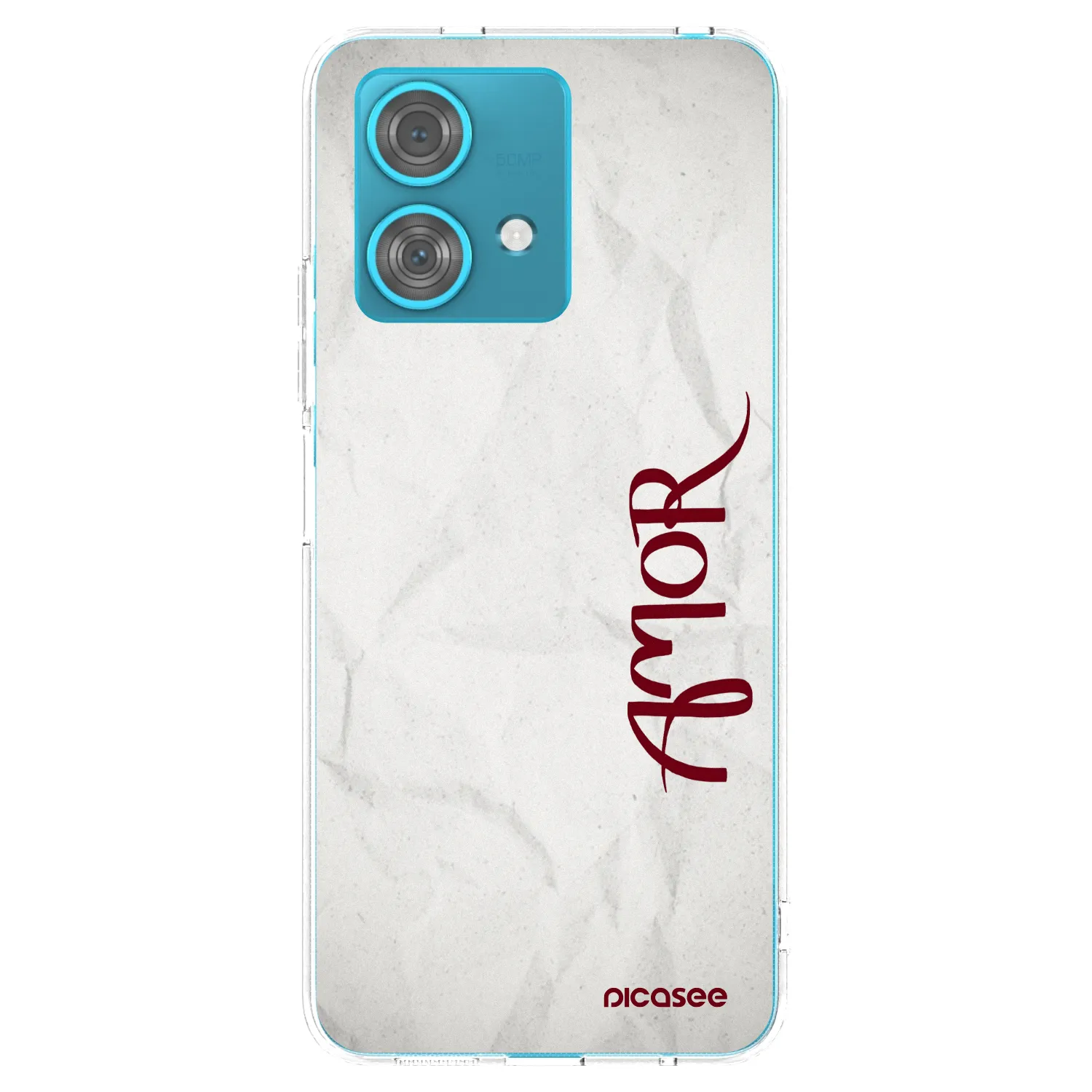 Picasee silikonový průhledný obal pro Motorola Edge 40 Neo - Amor
