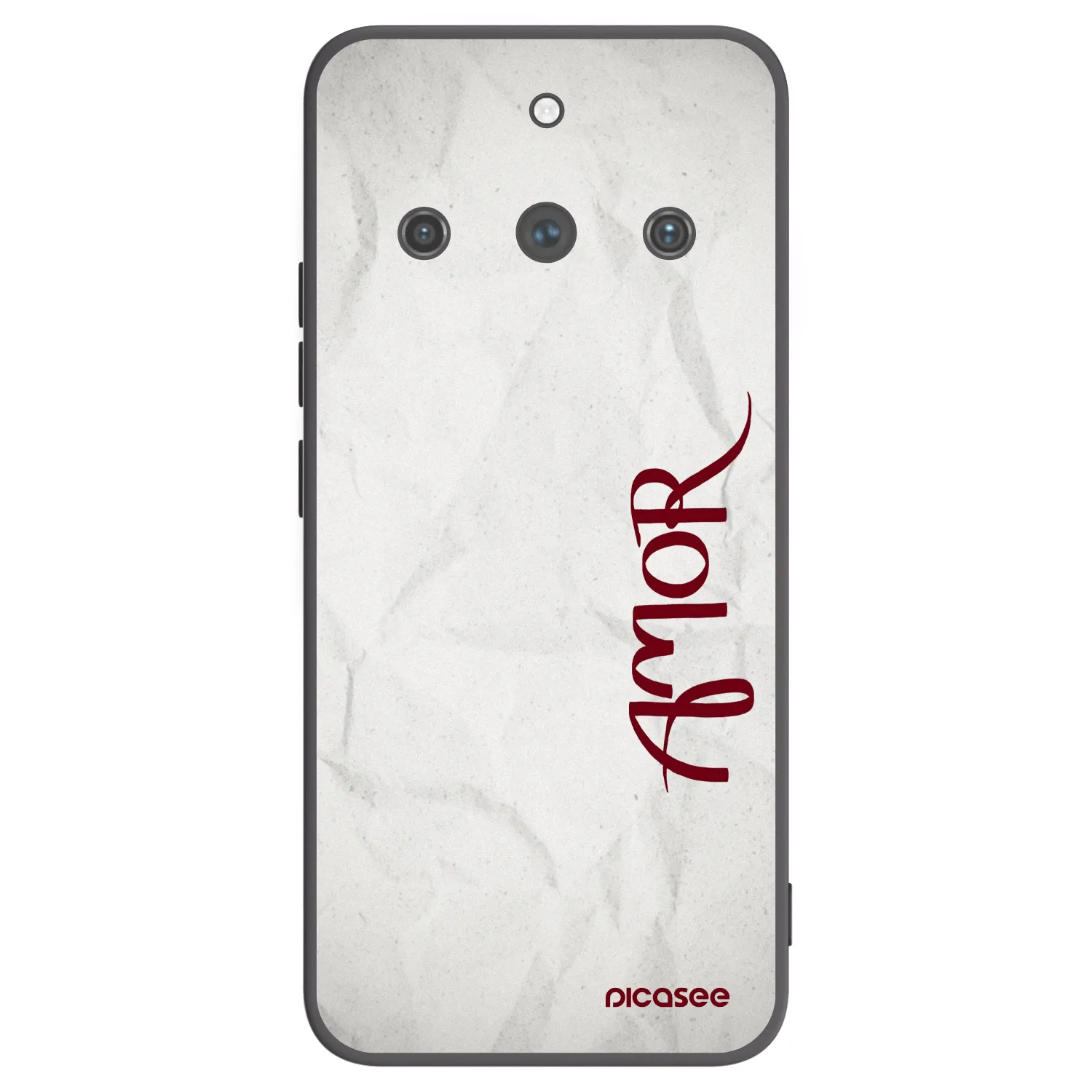 Picasee silikonový černý obal pro Realme 11 Pro+ - Amor