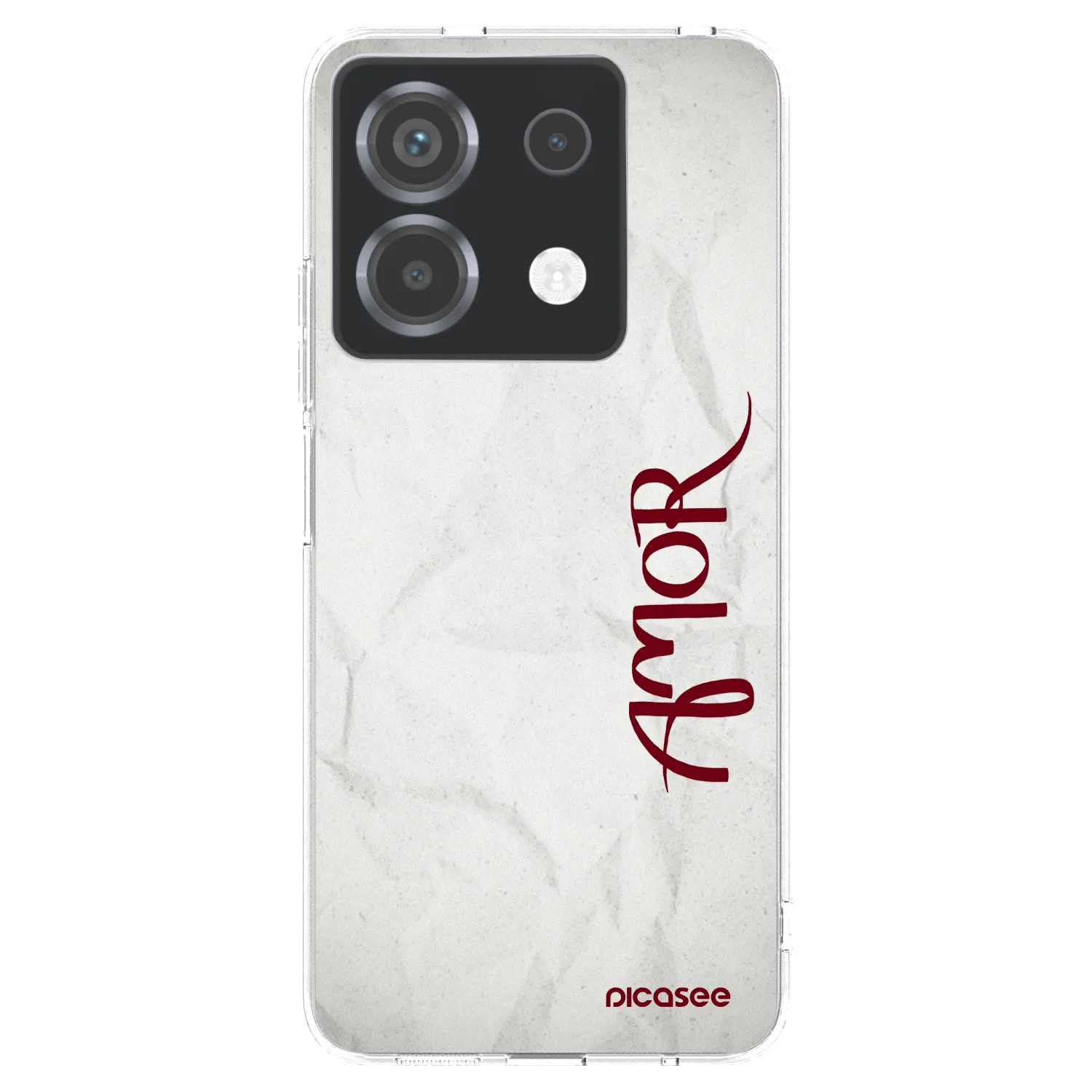 Picasee silikonový průhledný obal pro Xiaomi Poco X6 - Amor