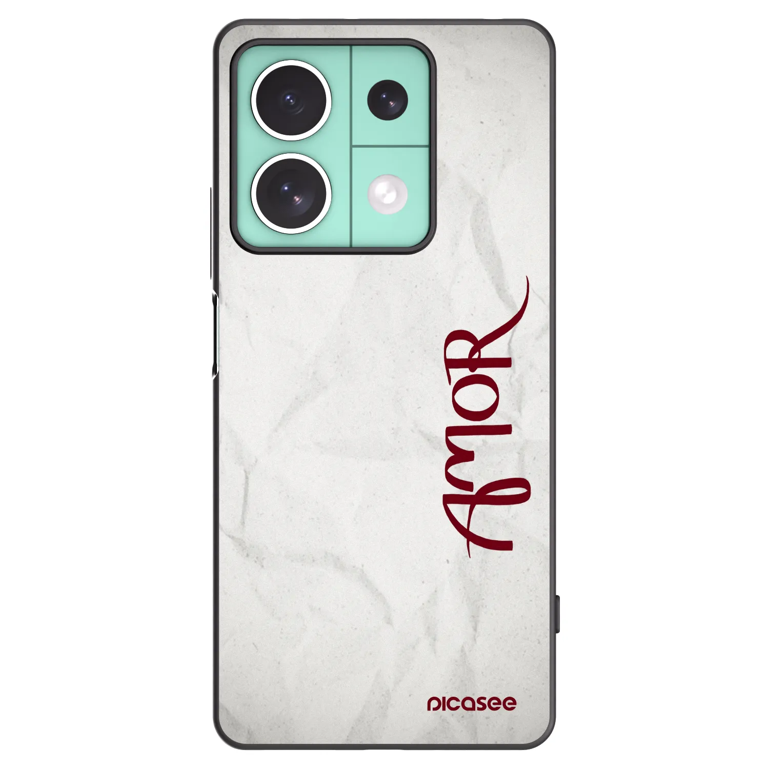 Picasee silikonový černý obal pro Xiaomi Redmi Note 13 5G - Amor