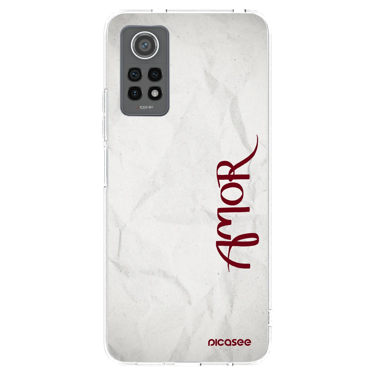 Picasee silikonový průhledný obal pro Xiaomi Redmi Note 12 Pro 4G - Amor