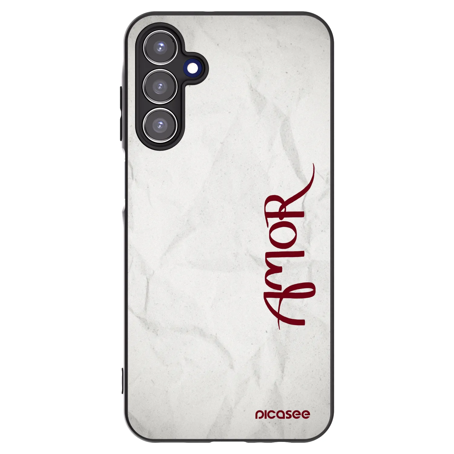 Picasee silikonový černý obal pro Samsung Galaxy A15 A155F 4G - Amor