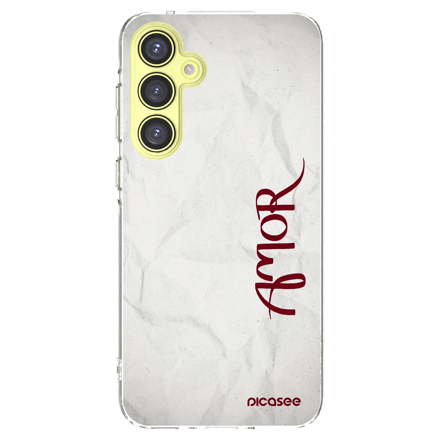 Picasee silikonový průhledný obal pro Samsung Galaxy A35 5G A356B - Amor
