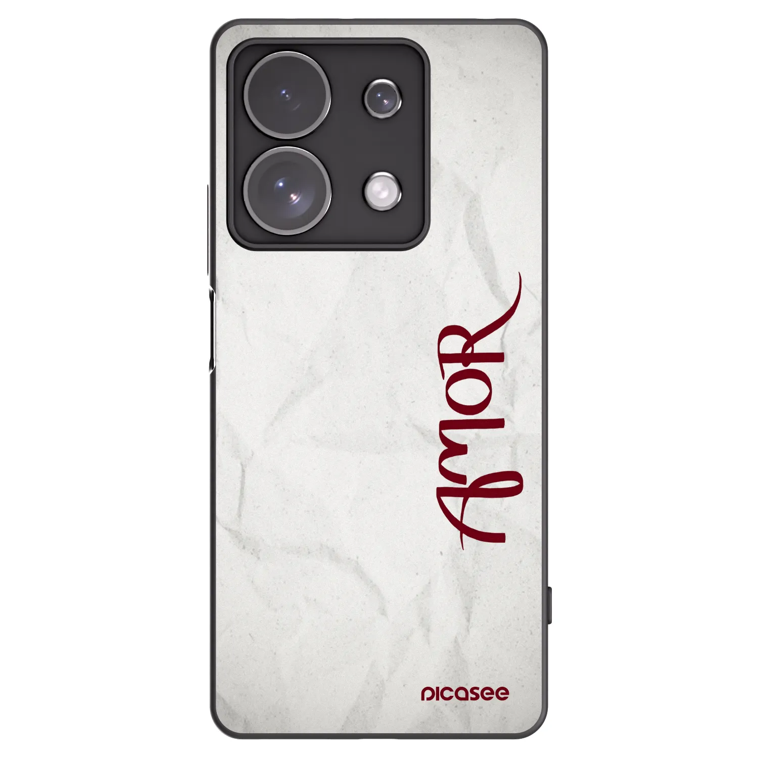 Picasee silikonový černý obal pro Xiaomi Redmi Note 13 Pro 4G - Amor