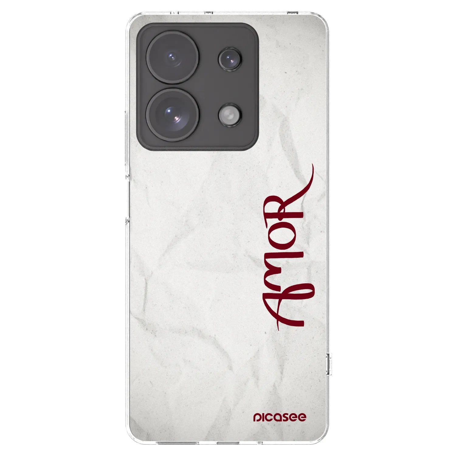 Picasee silikonový průhledný obal pro Xiaomi Redmi Note 13 Pro 4G - Amor