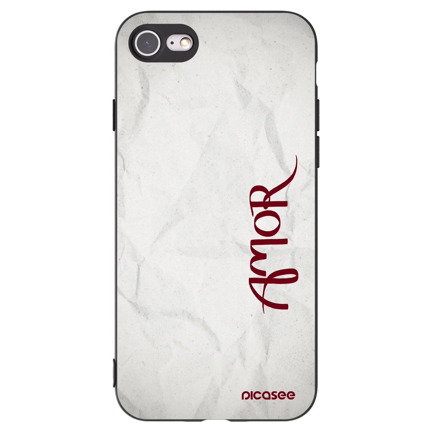 Picasee silikonový černý obal pro Apple iPhone 8 - Amor