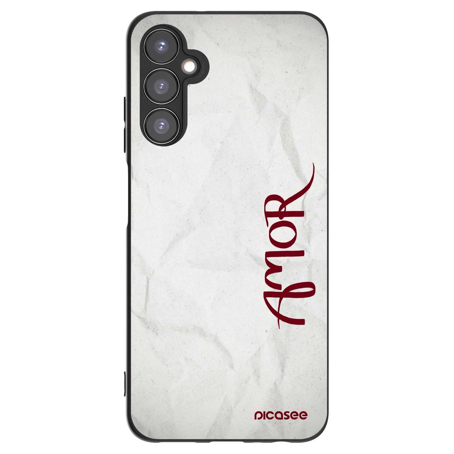 Picasee silikonový černý obal pro Samsung Galaxy A05s A057G - Amor