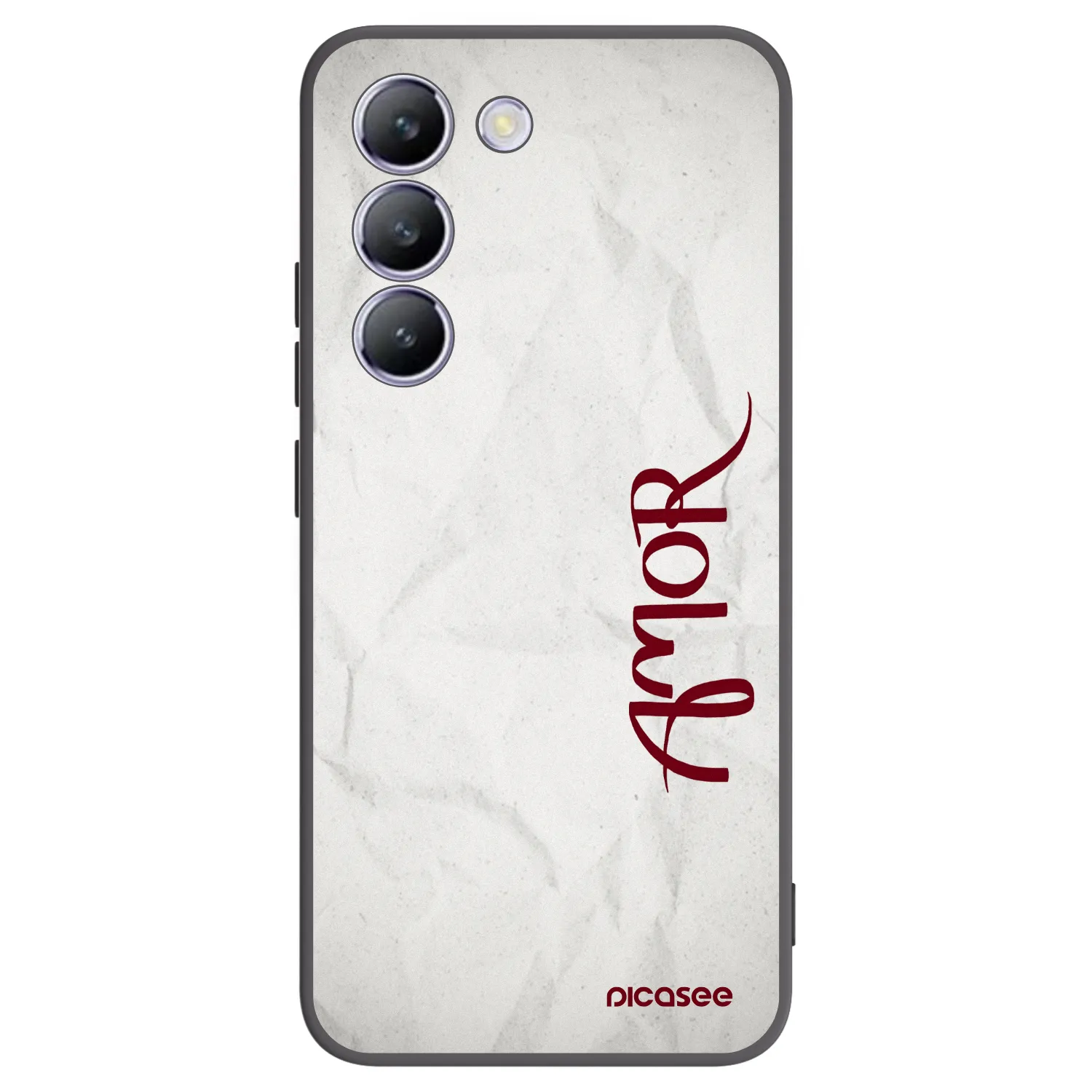 Picasee silikonový černý obal pro Vivo V40 SE 5G - Amor