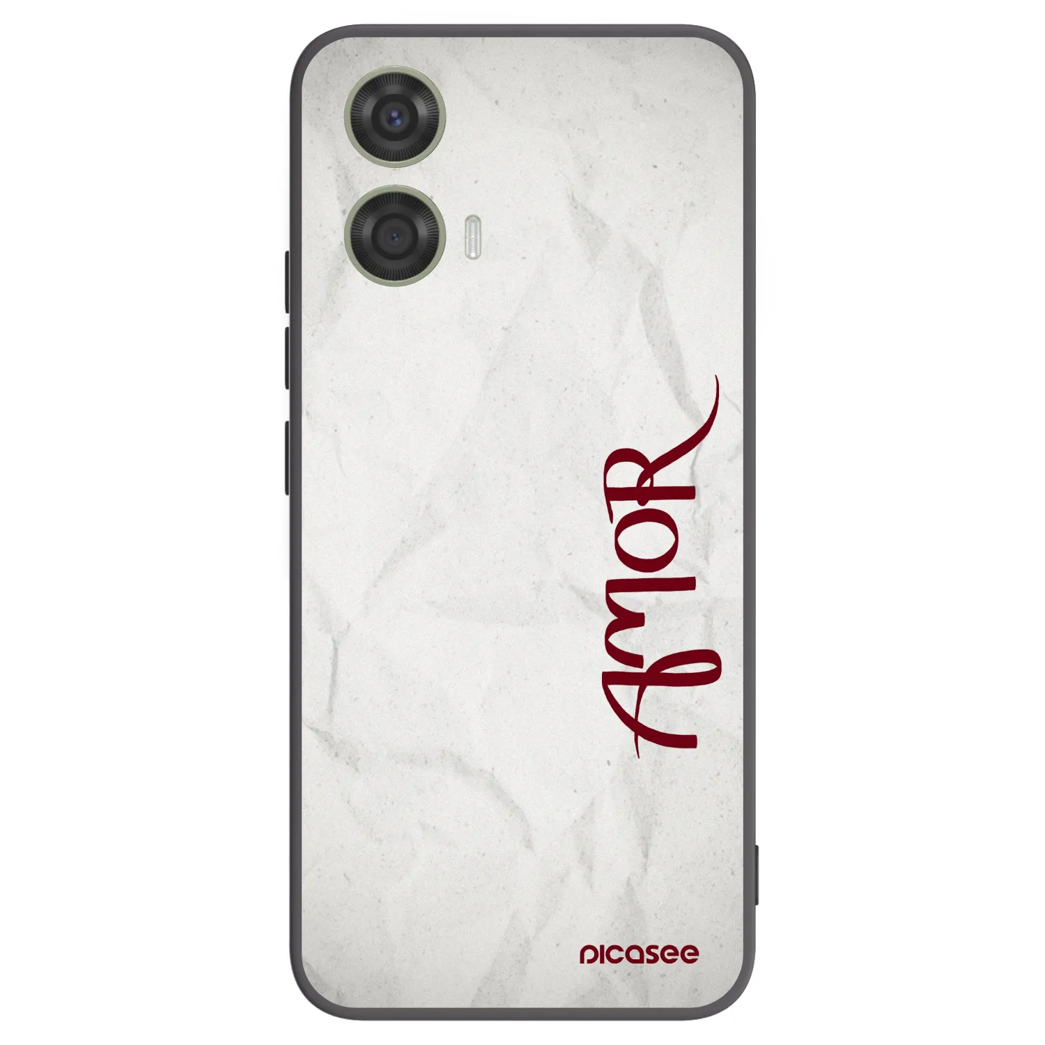 Picasee silikonový černý obal pro Motorola Moto G24 - Amor