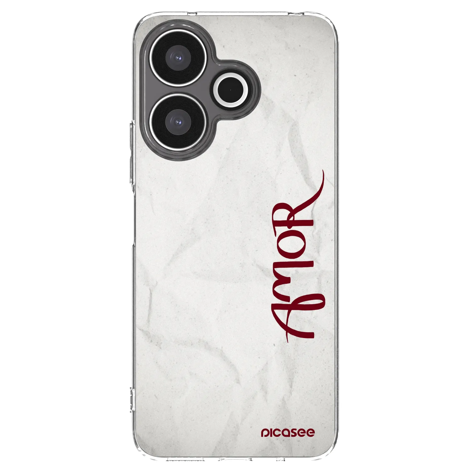 Picasee silikonový průhledný obal pro Xiaomi Redmi 13 4G - Amor