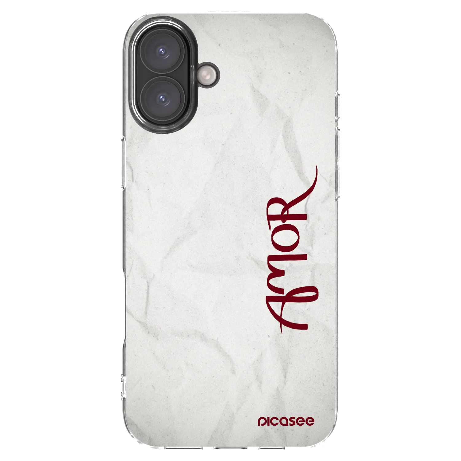 Picasee silikonový průhledný obal pro Apple iPhone 16 Plus - Amor