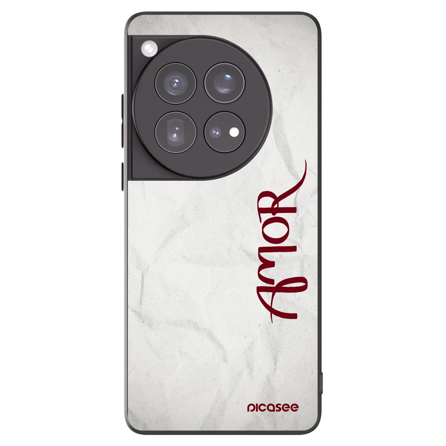Picasee silikonový černý obal pro OnePlus 12 5G - Amor