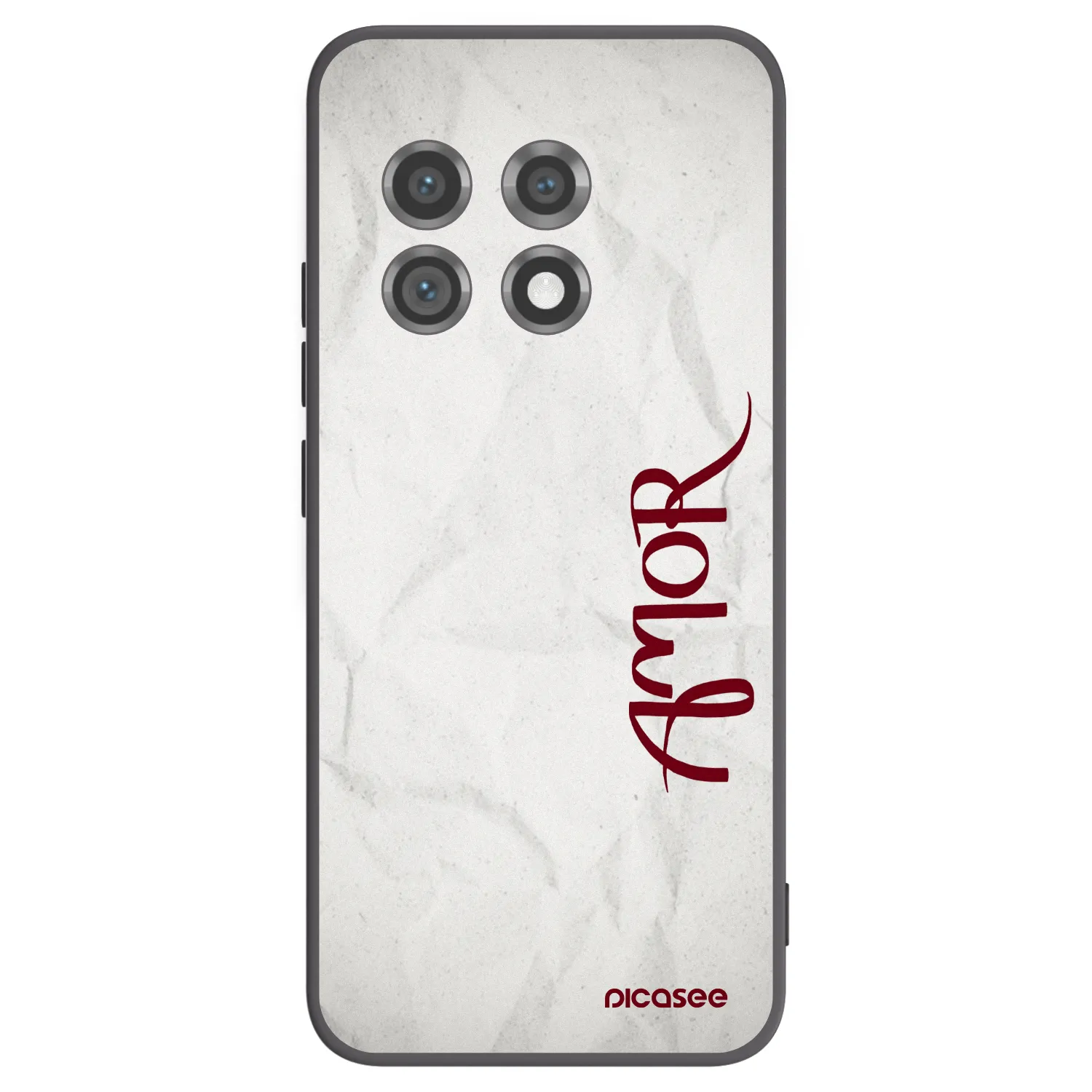 Picasee silikonový černý obal pro OnePlus 11 5G - Amor