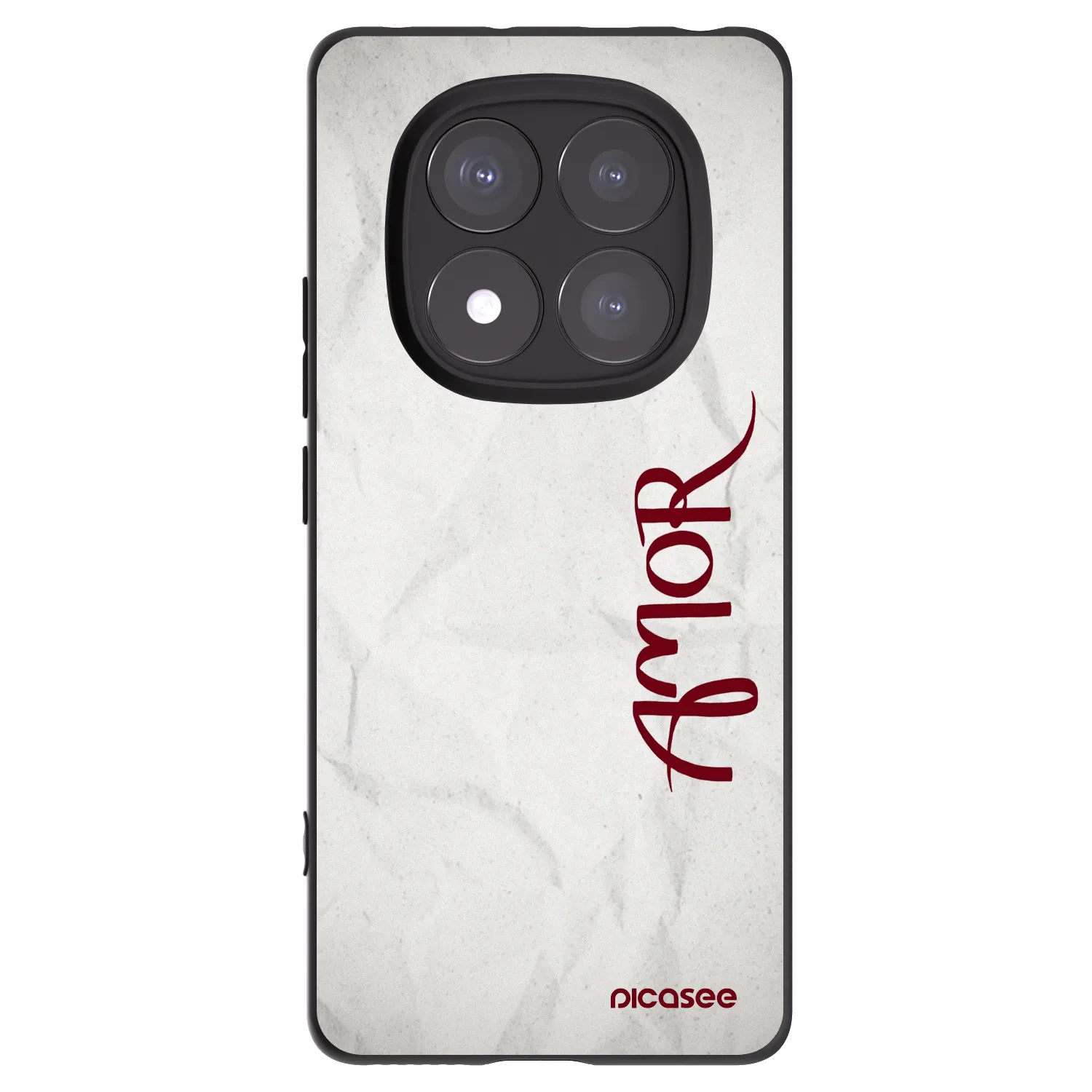 Picasee silikonový černý obal pro Xiaomi Redmi Note 14 Pro+ 5G - Amor
