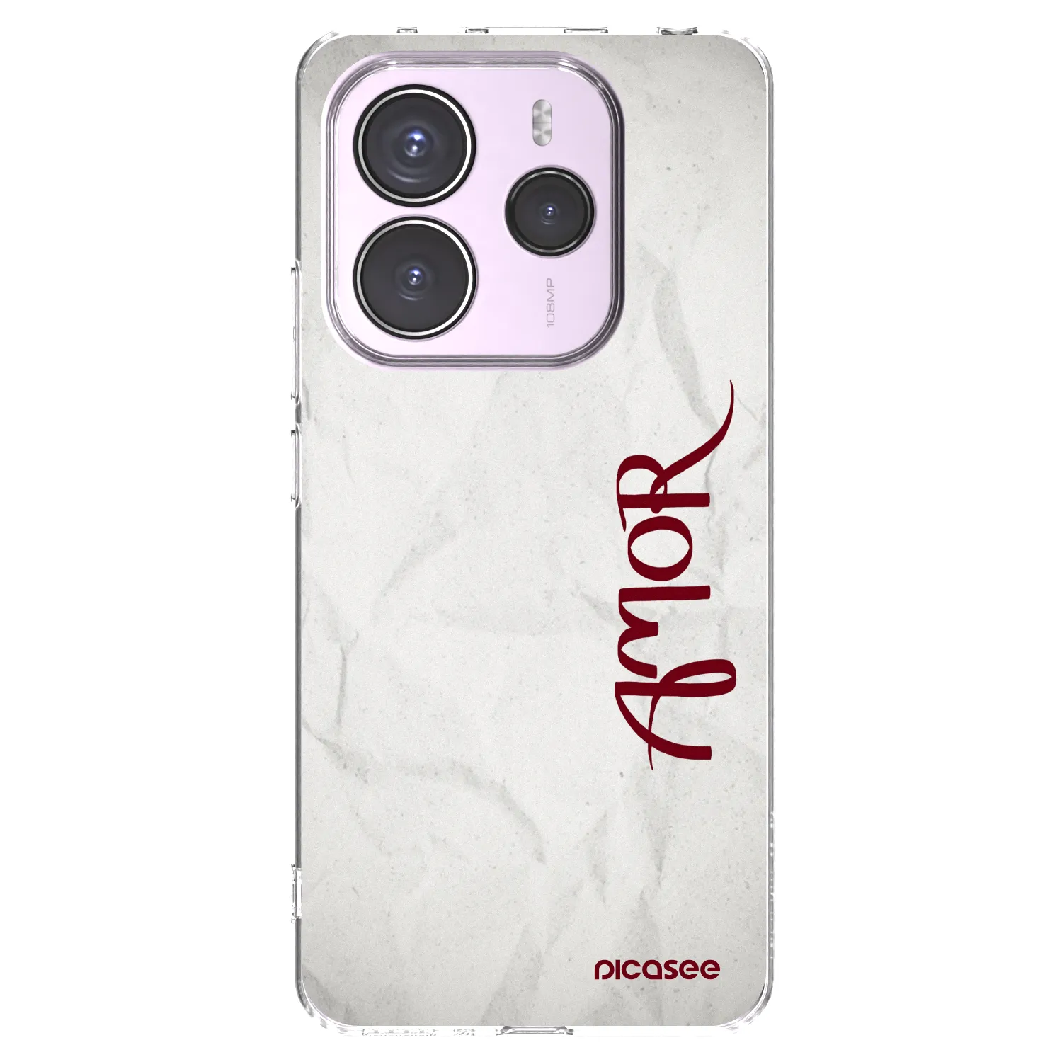 Picasee silikonový průhledný obal pro Xiaomi Redmi Note 14 5G - Amor