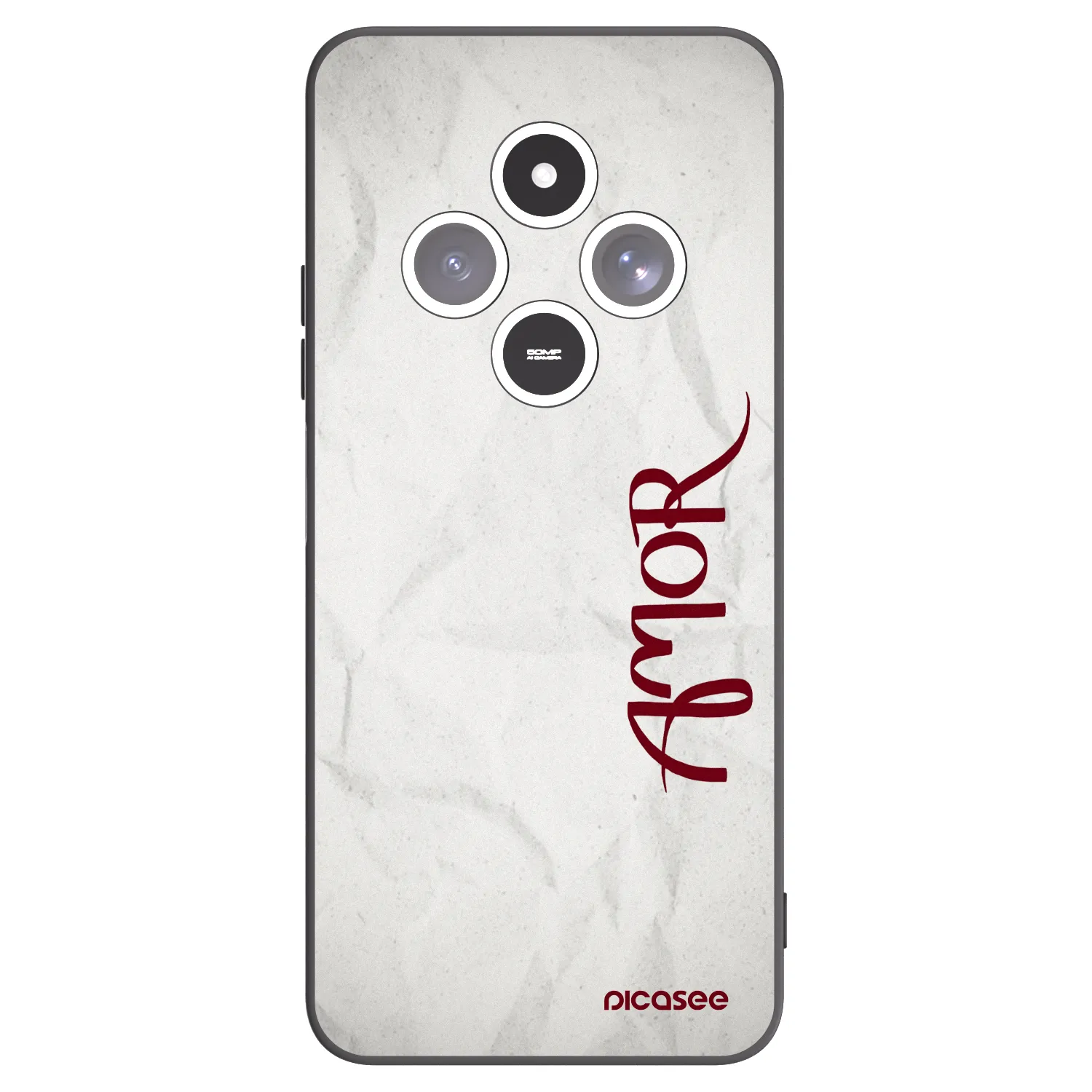 Picasee silikonový černý obal pro Xiaomi Redmi 14C - Amor