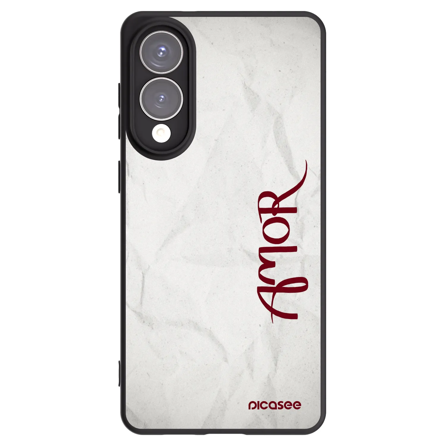 Picasee silikonový černý obal pro Samsung Galaxy S25 Edge 5G - Amor