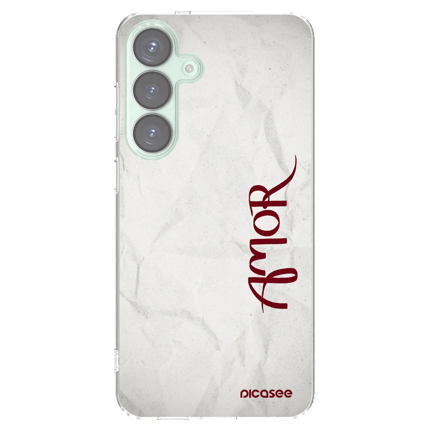 Picasee silikonový průhledný obal pro Samsung Galaxy S25+ 5G - Amor