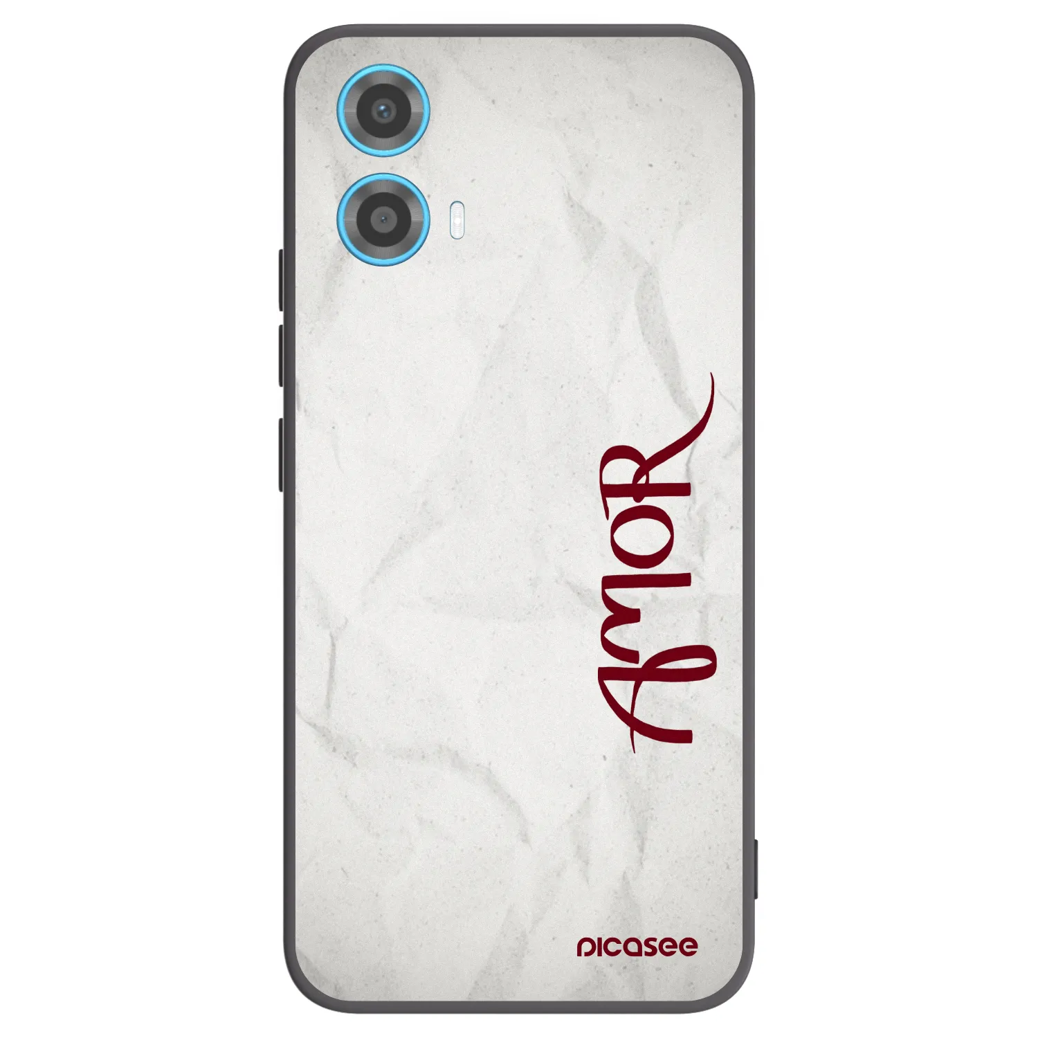 Picasee silikonový černý obal pro Motorola Moto G34 5G - Amor