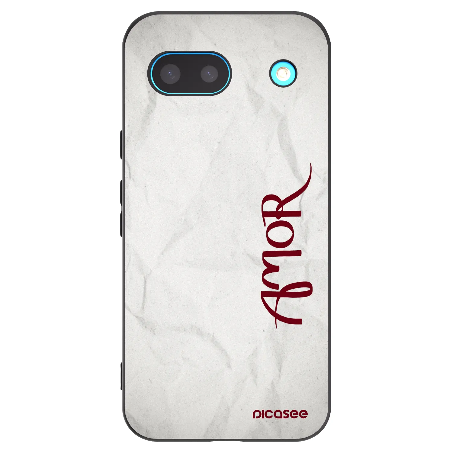 Picasee silikonový černý obal pro Google Pixel 8a - Amor