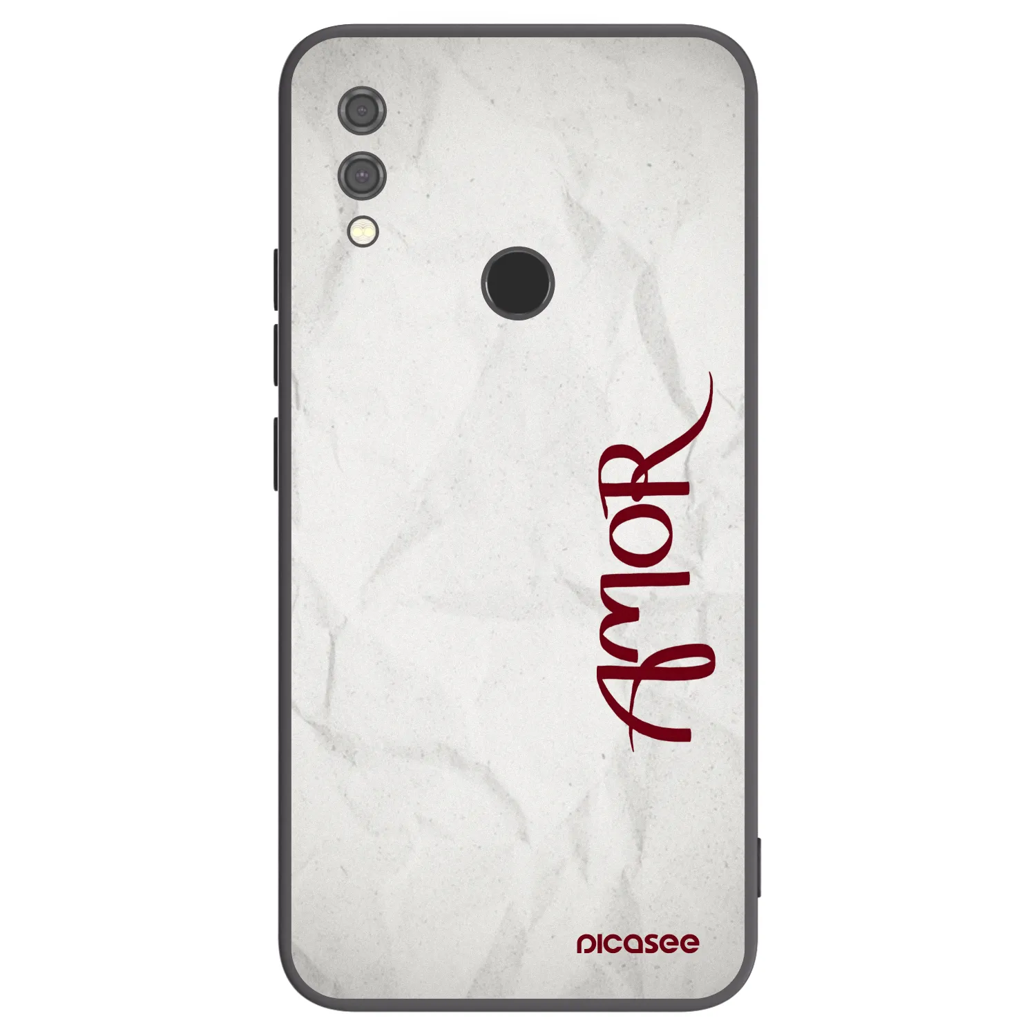 Picasee silikonový černý obal pro Xiaomi Redmi Note 7 - Amor