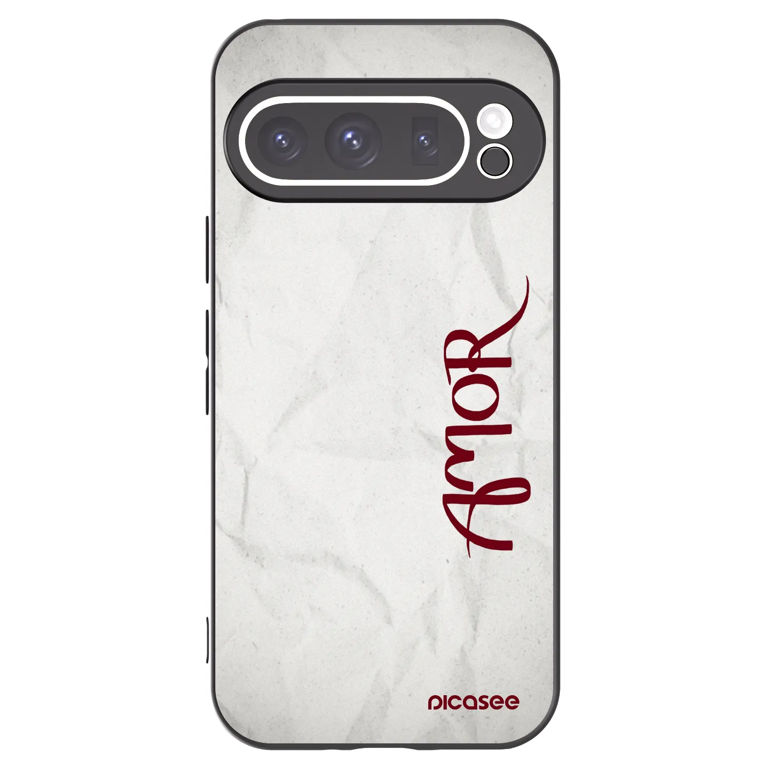 Picasee silikonový černý obal pro Google Pixel 9 Pro - Amor