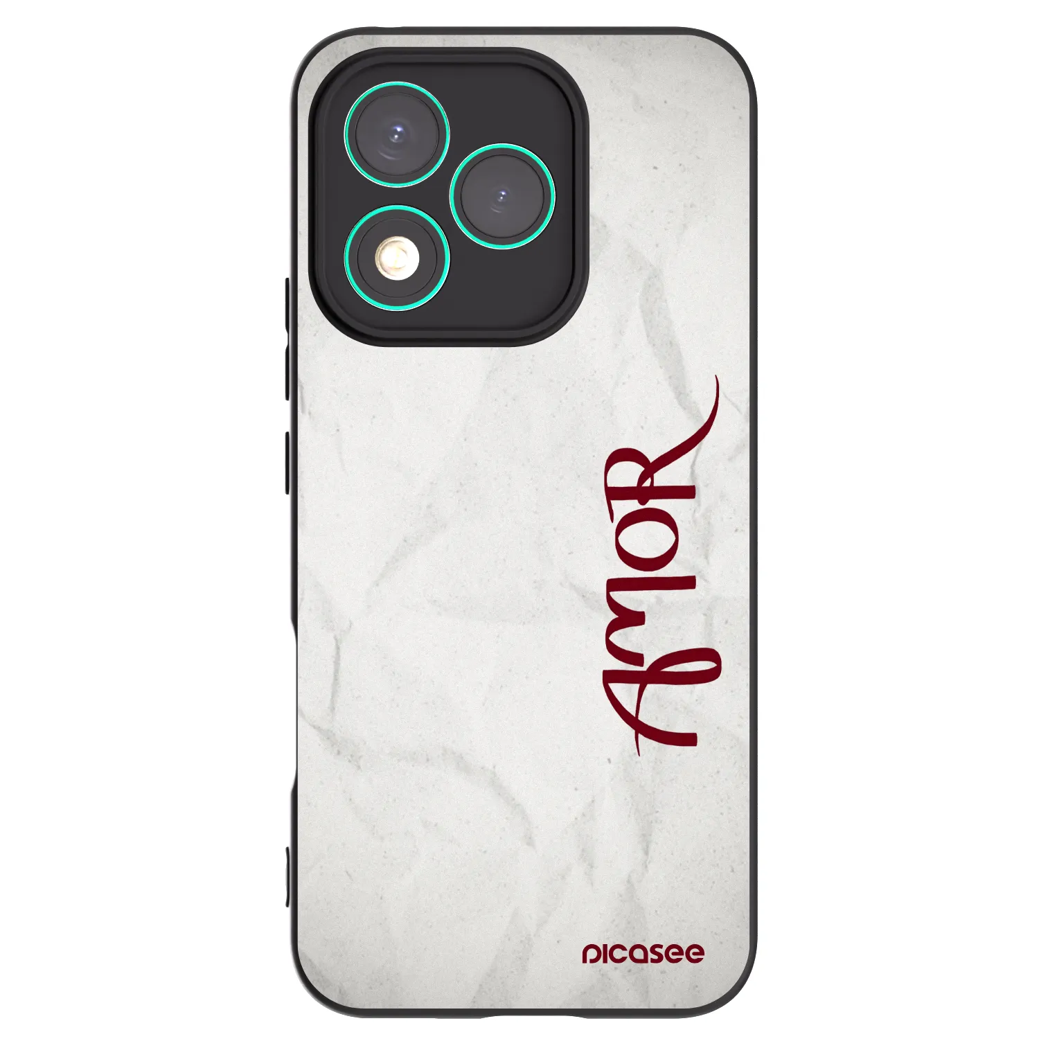 Picasee silikonový černý obal pro Honor 400 Lite 5G - Amor