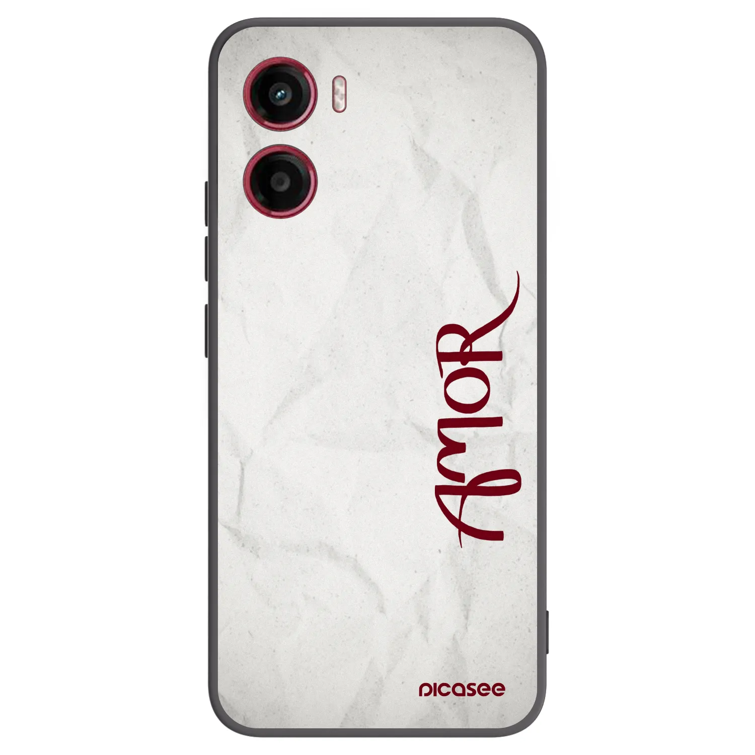 Picasee silikonový černý obal pro Motorola Moto G05 - Amor